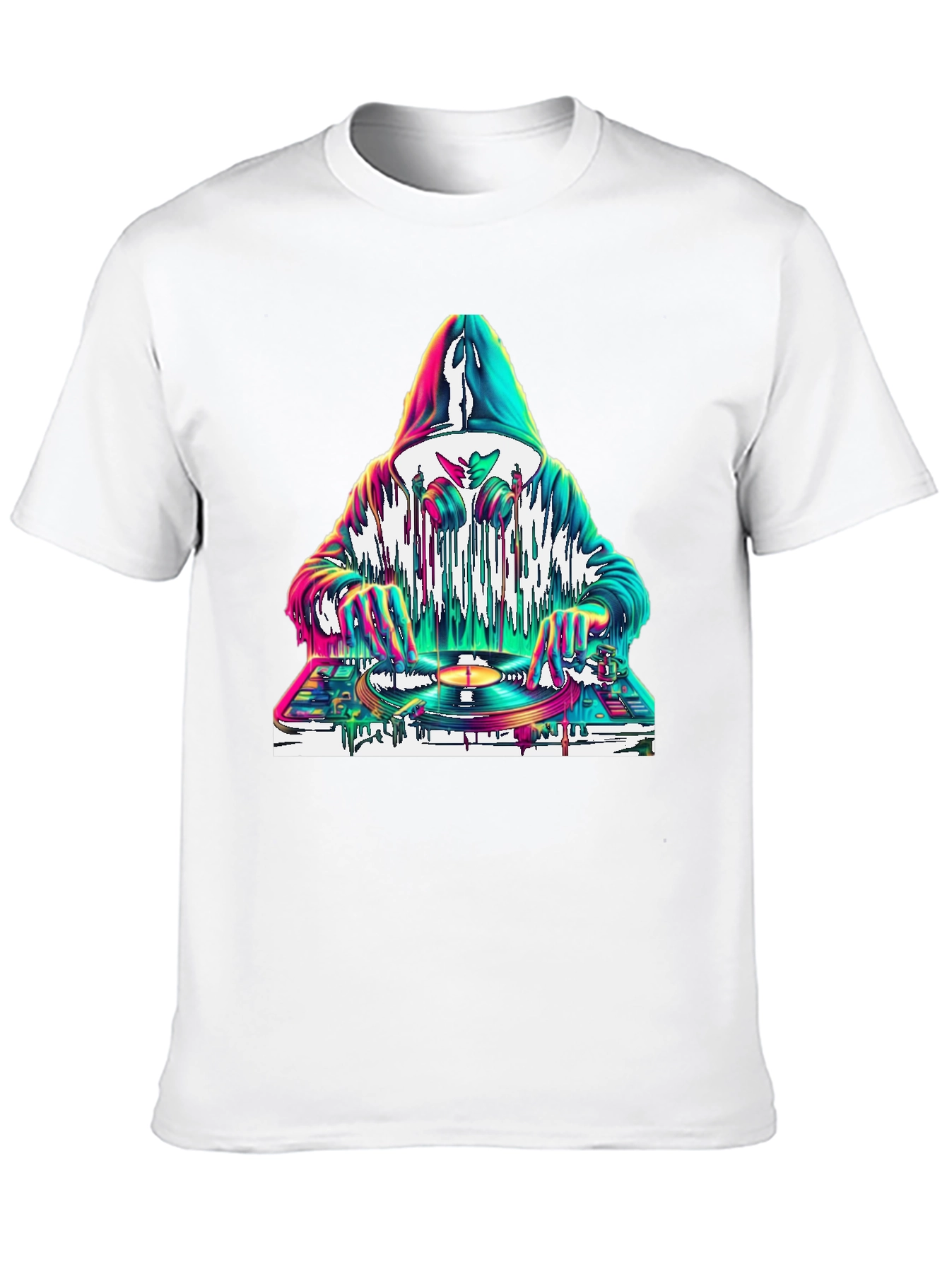 DJ Turntable Graphic T-Shirt