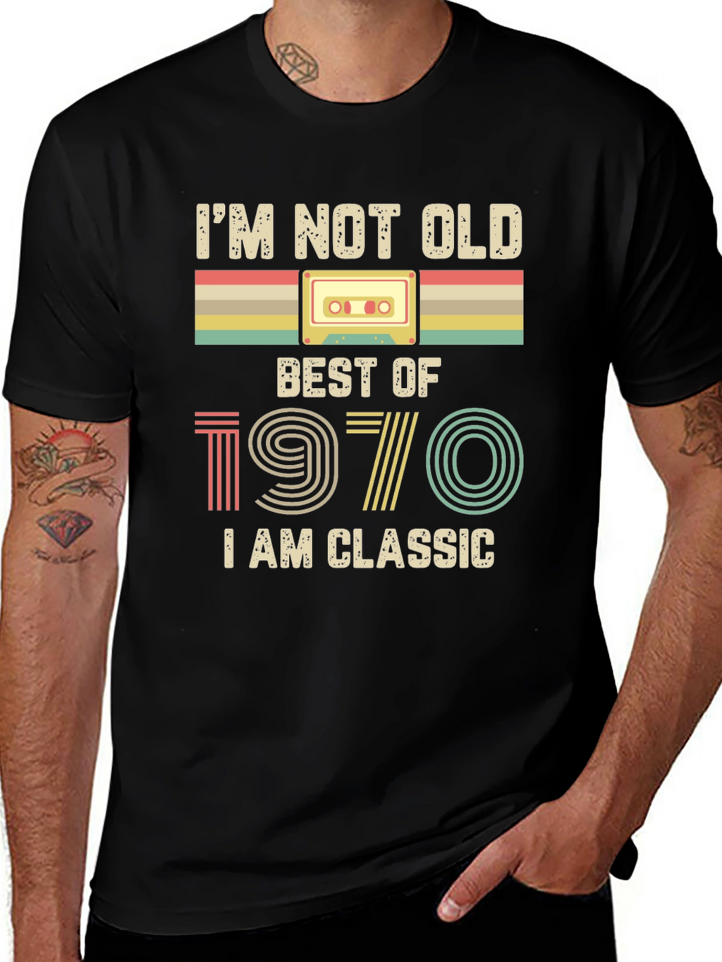 Retro Best of 1970 Graphic Tee
