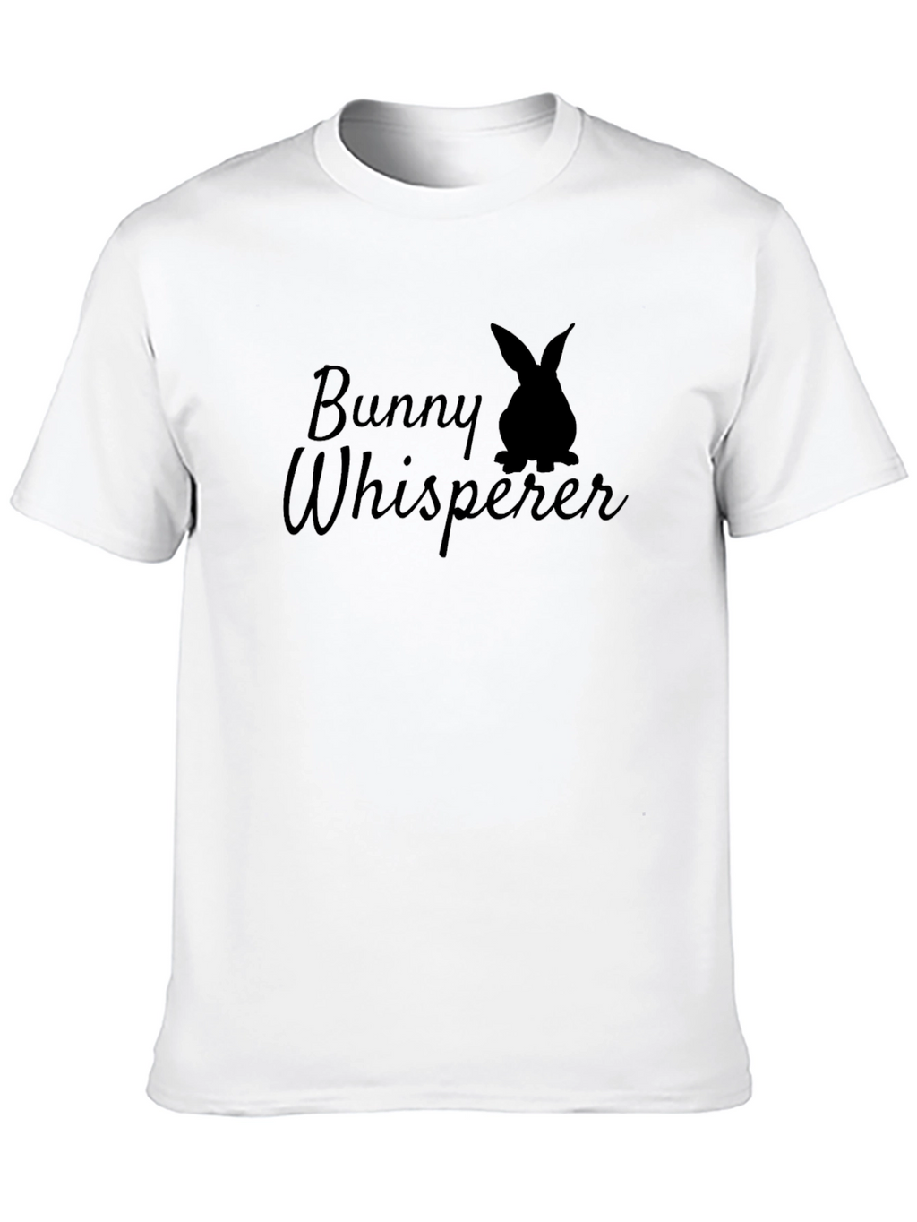 Bunny Whisperer Black T-Shirt - Novelty Graphic Tee