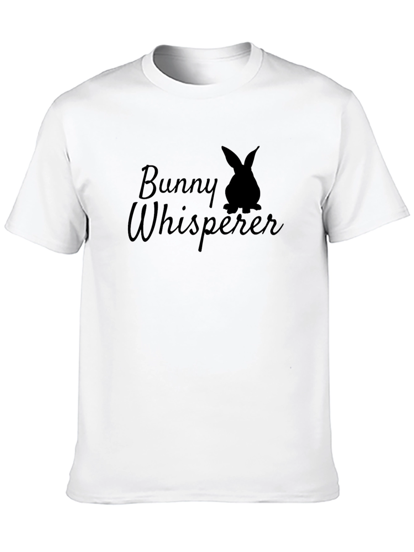 Bunny Whisperer Black T-Shirt - Novelty Graphic Tee