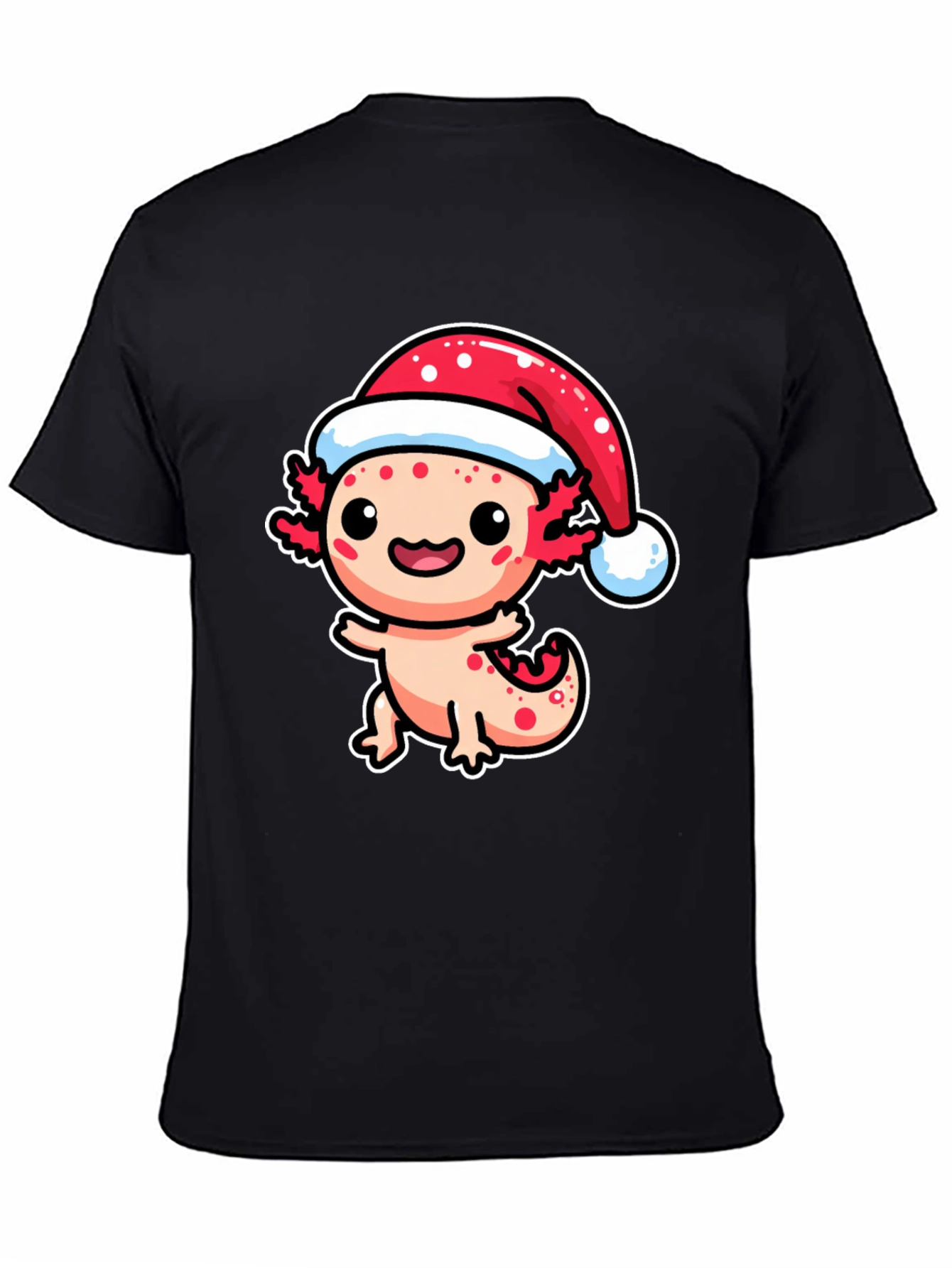 Festive Axolotl Christmas T-Shirt