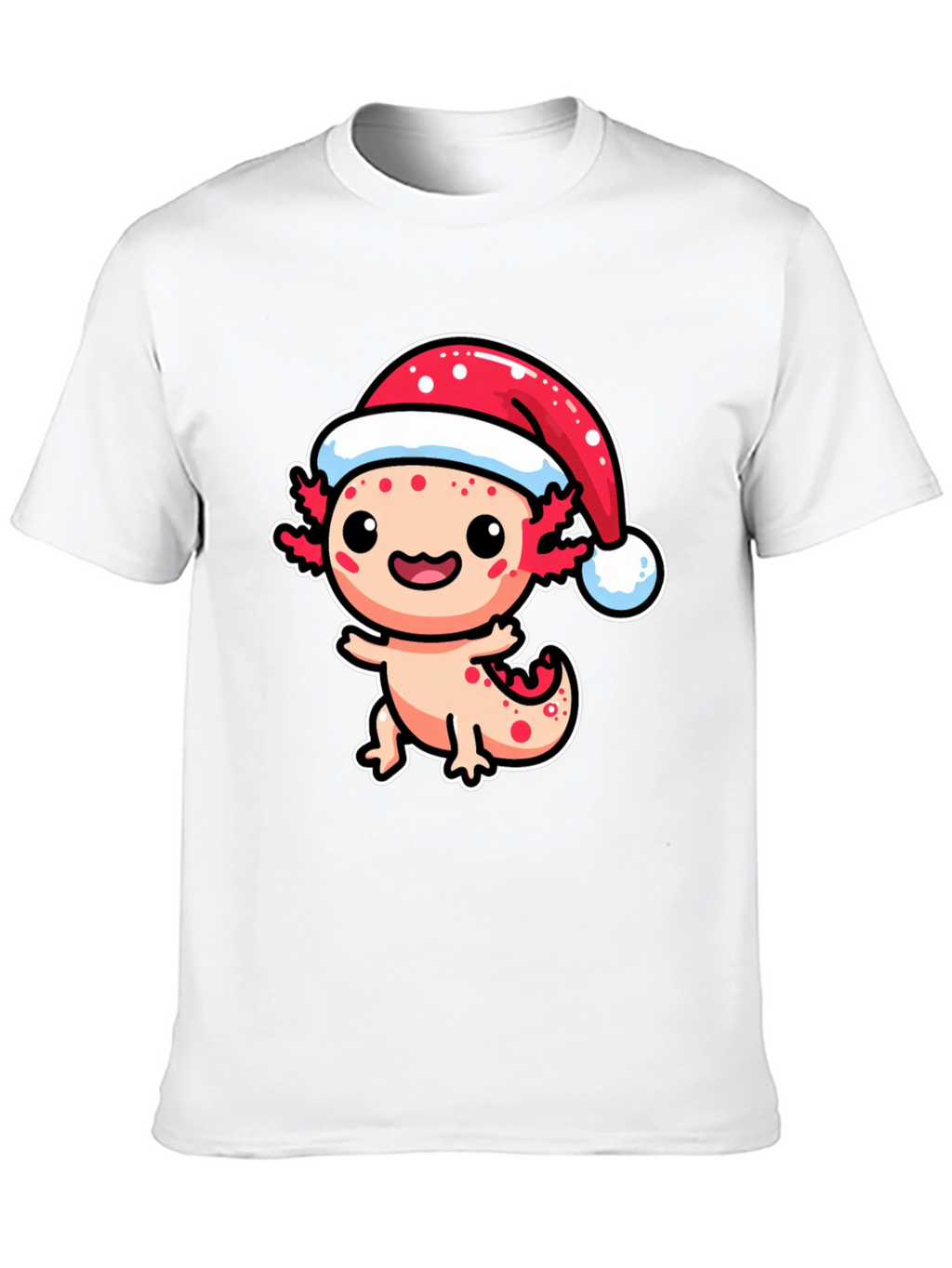 Festive Axolotl Christmas T-Shirt