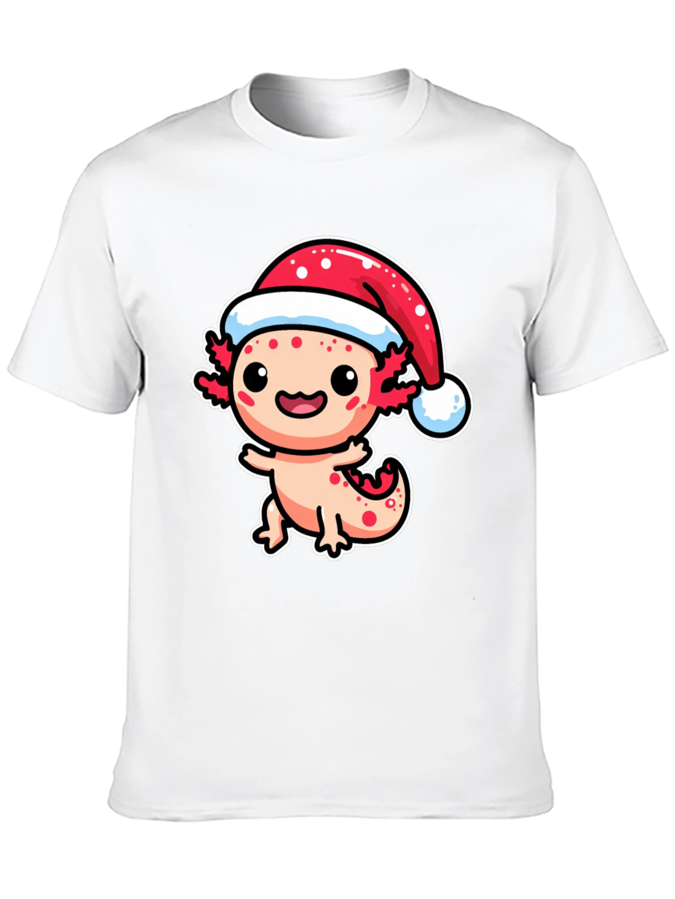 Festive Axolotl Christmas T-Shirt