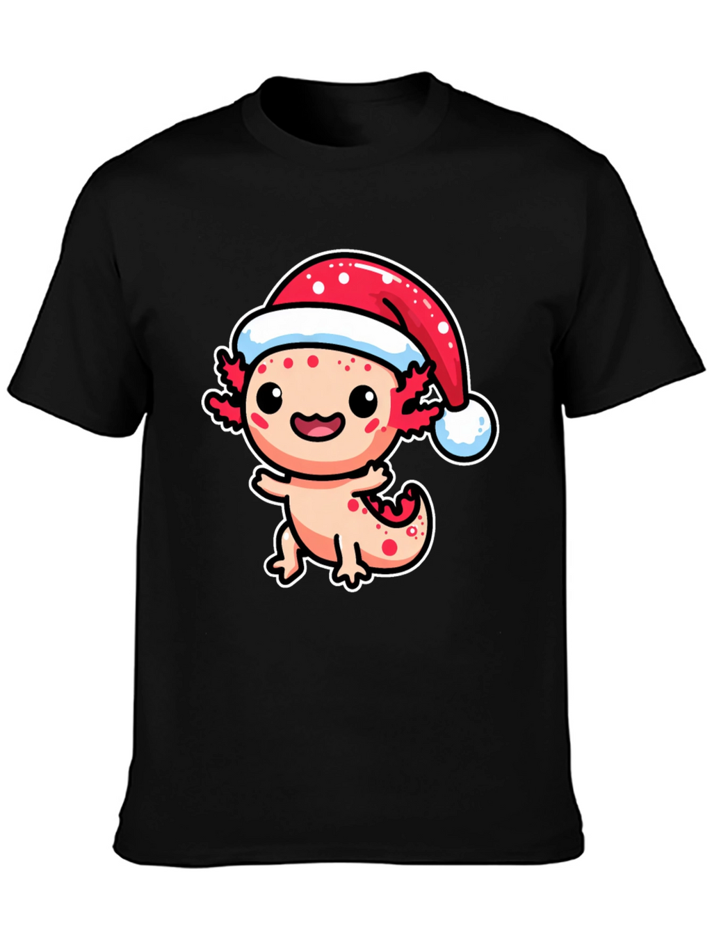 Festive Axolotl Christmas T-Shirt