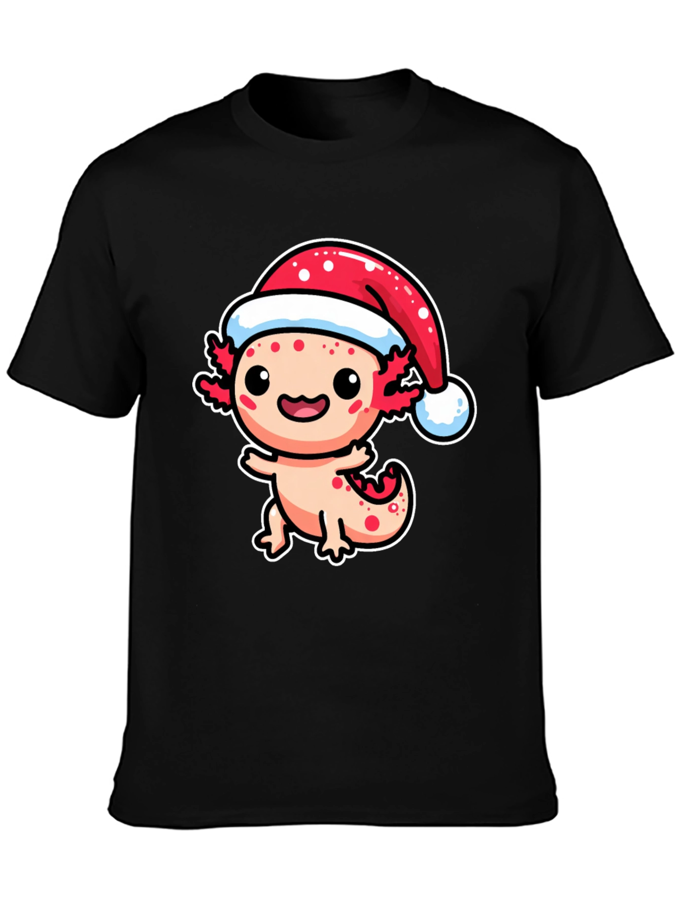 Festive Axolotl Christmas T-Shirt
