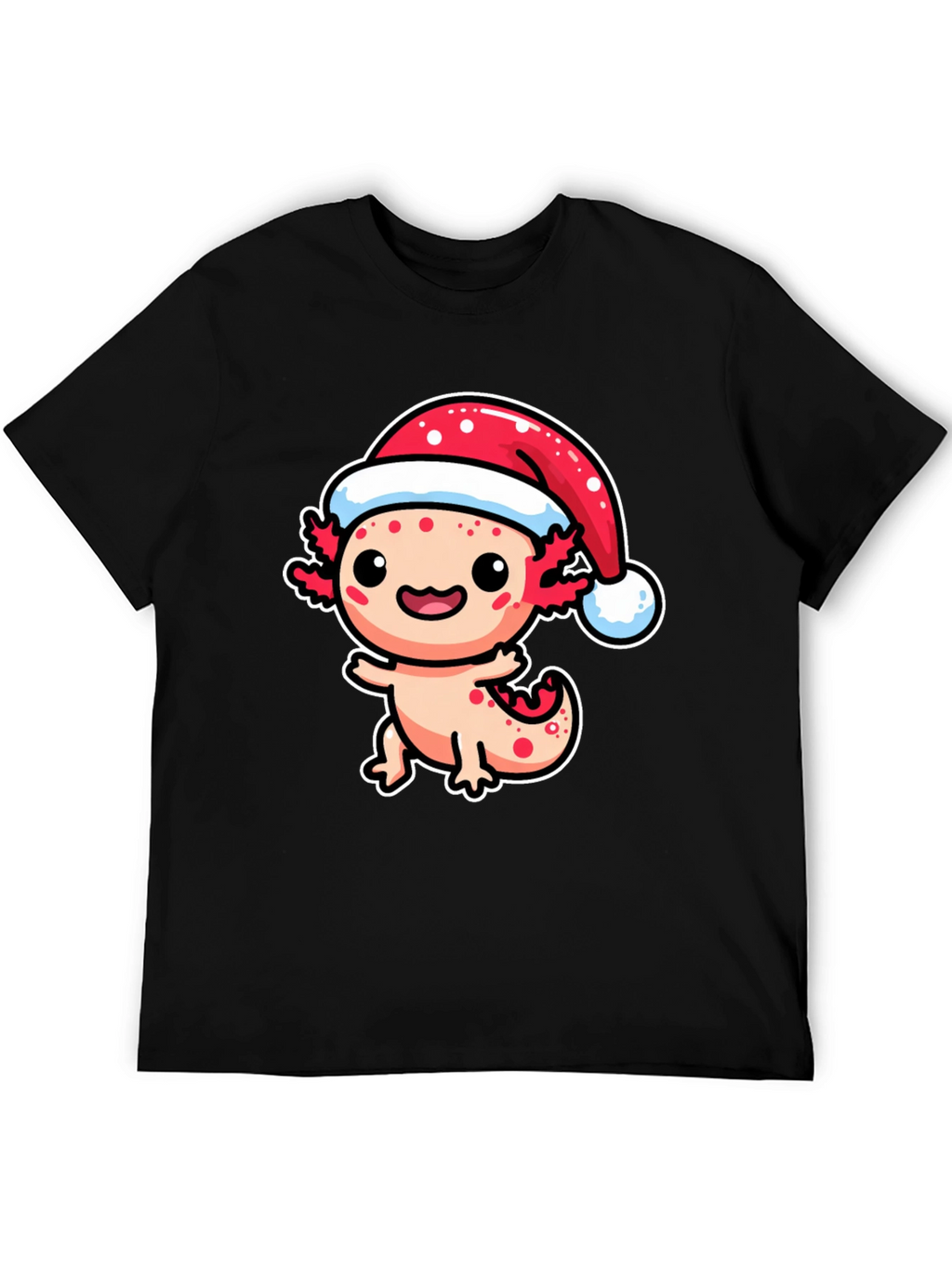 Festive Axolotl Christmas T-Shirt