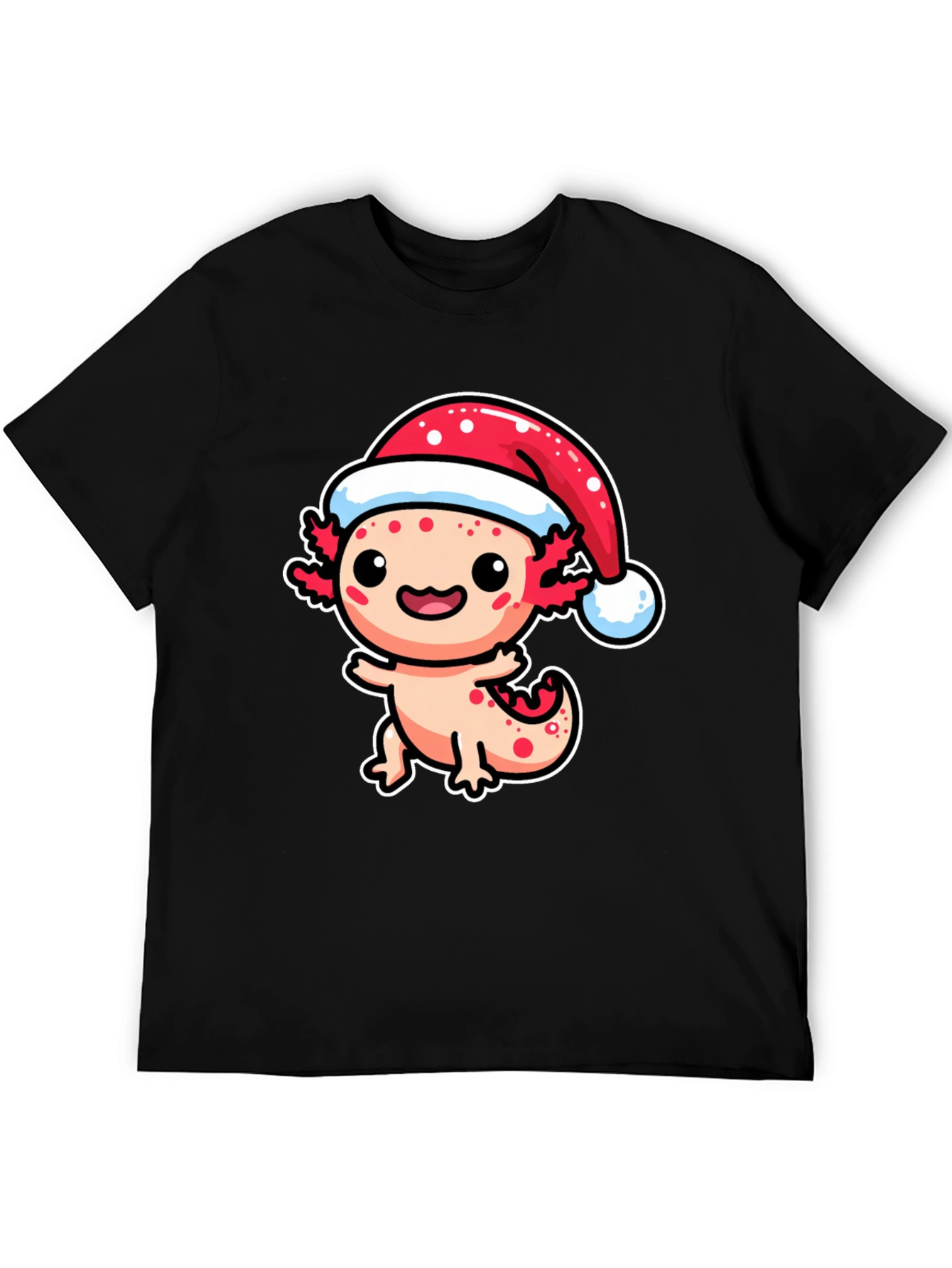 Festive Axolotl Christmas T-Shirt