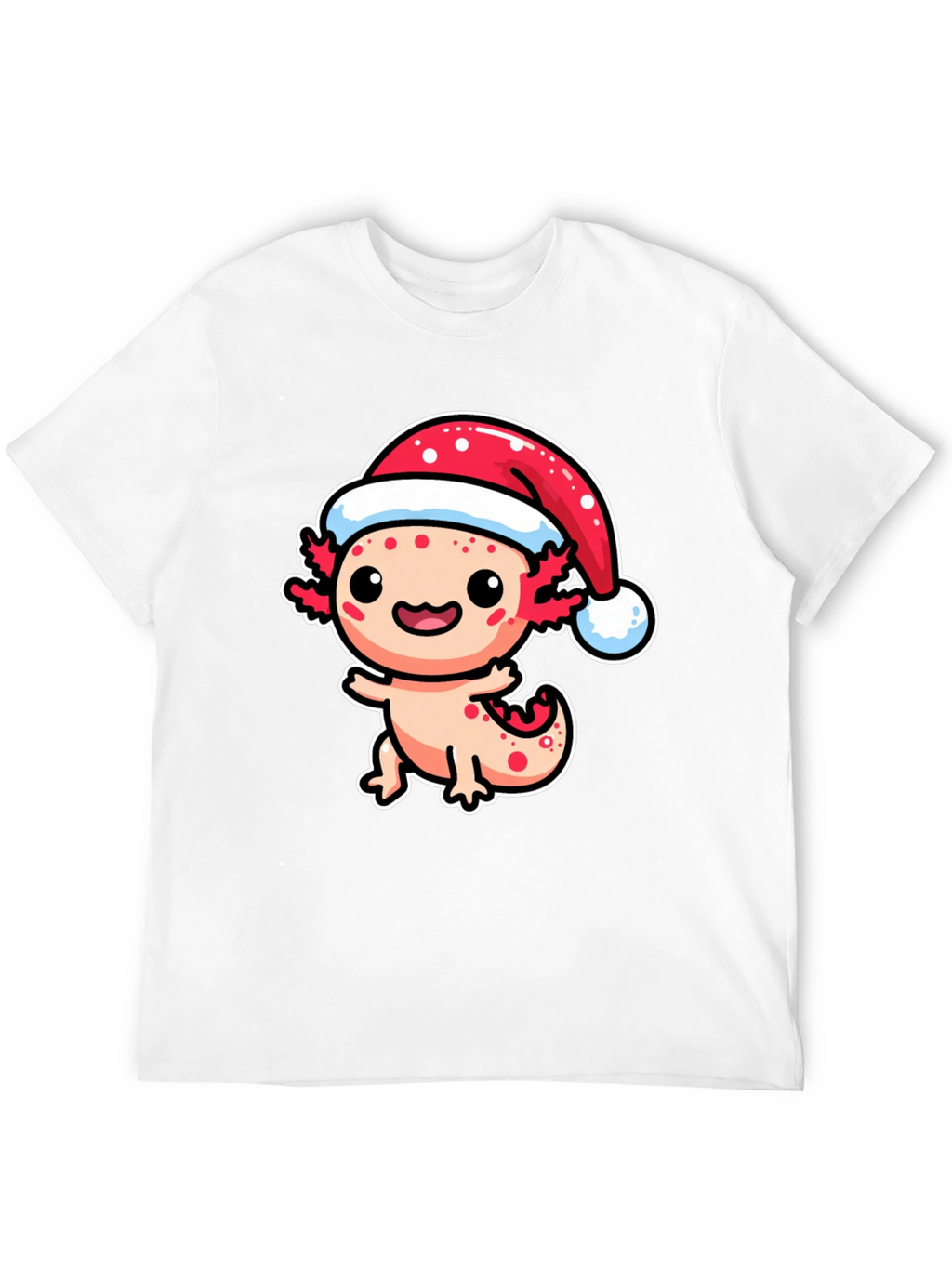 Festive Axolotl Christmas T-Shirt
