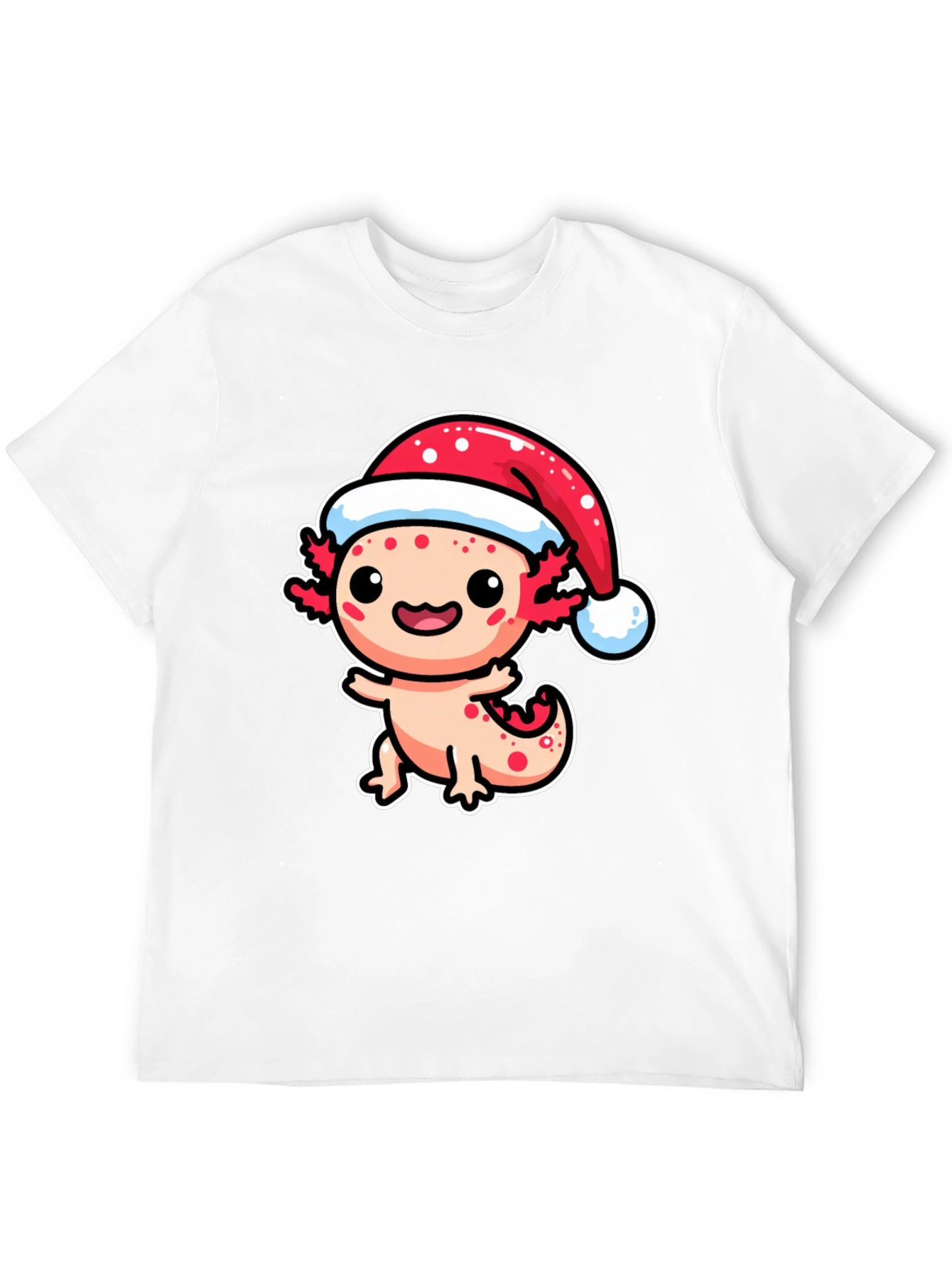 Festive Axolotl Christmas T-Shirt