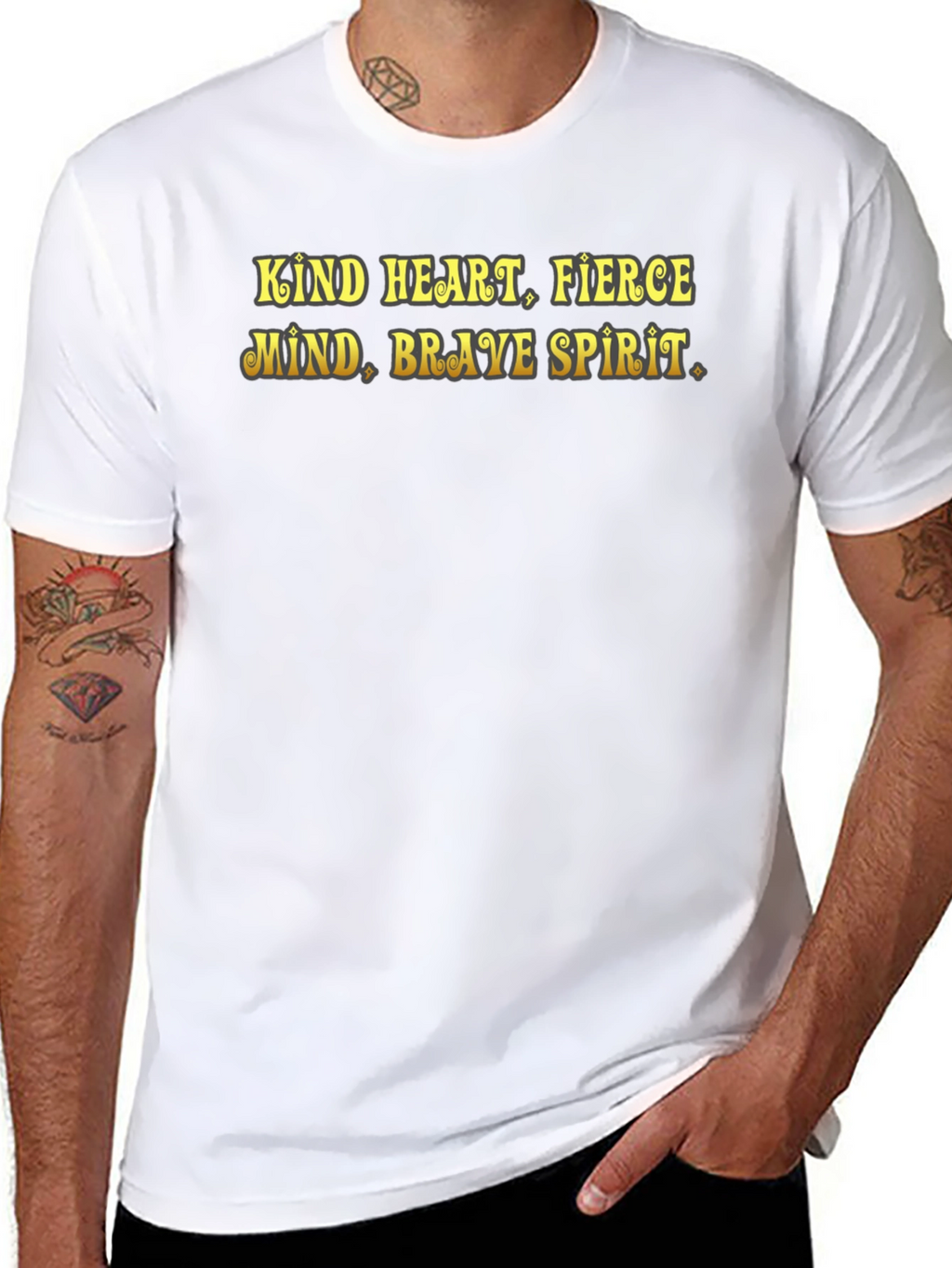 Kind Heart Brave Spirit Graphic Tee