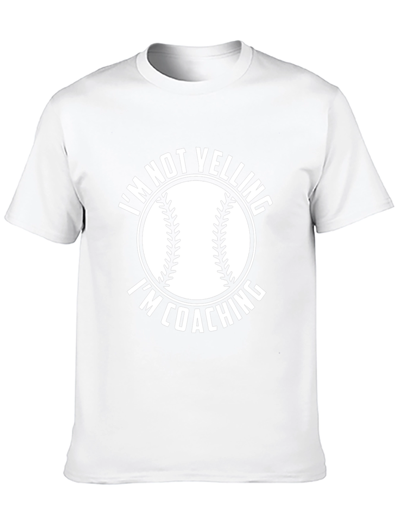 Im Not Yelling Im Coaching Baseball T-Shirt