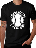 Im Not Yelling Im Coaching Baseball T-Shirt