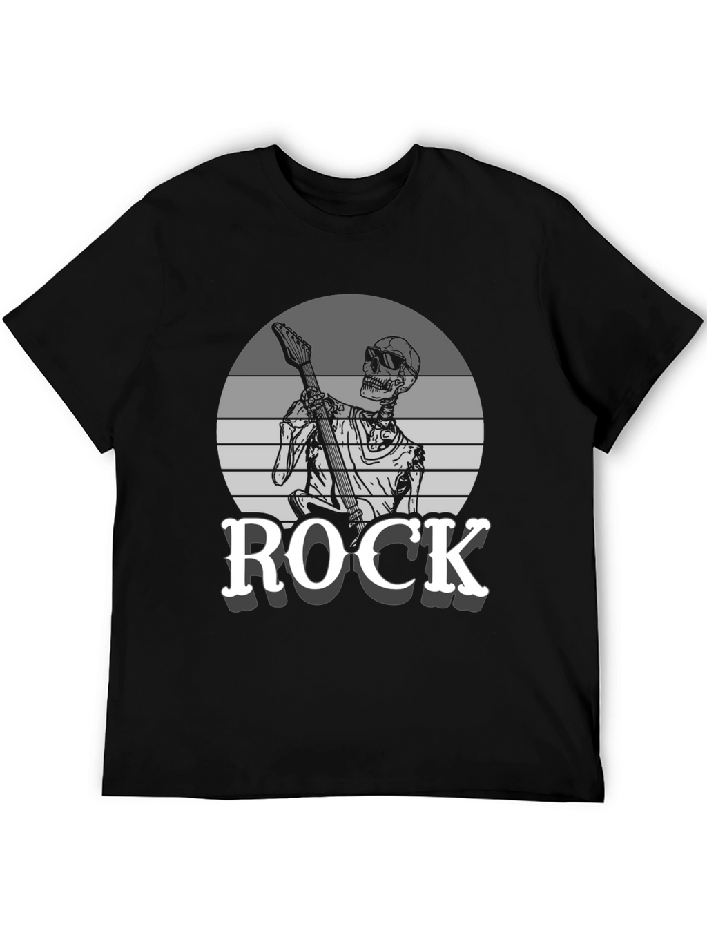 Rock Skeleton Graphic Tee