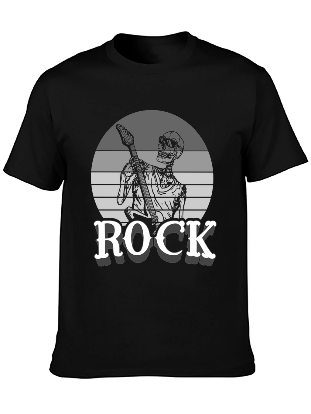 Rock Skeleton Graphic Tee