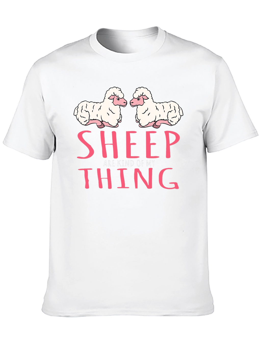 Sheep Are Kind of My Thing Black T-Shirt