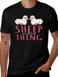 Sheep Are Kind of My Thing Black T-Shirt