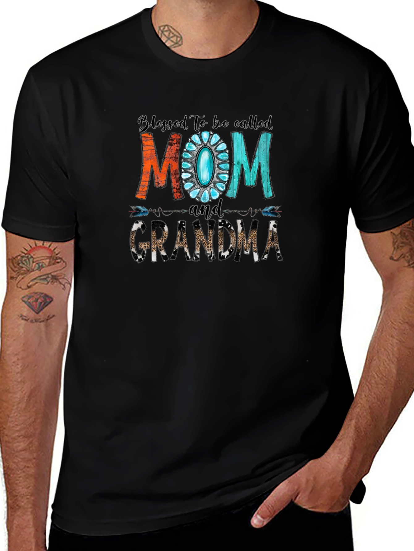 Blessed Mom & Grandma Graphic Tee