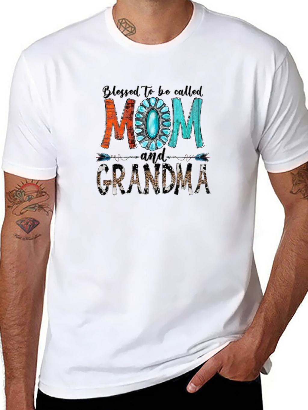 Blessed Mom & Grandma Graphic Tee