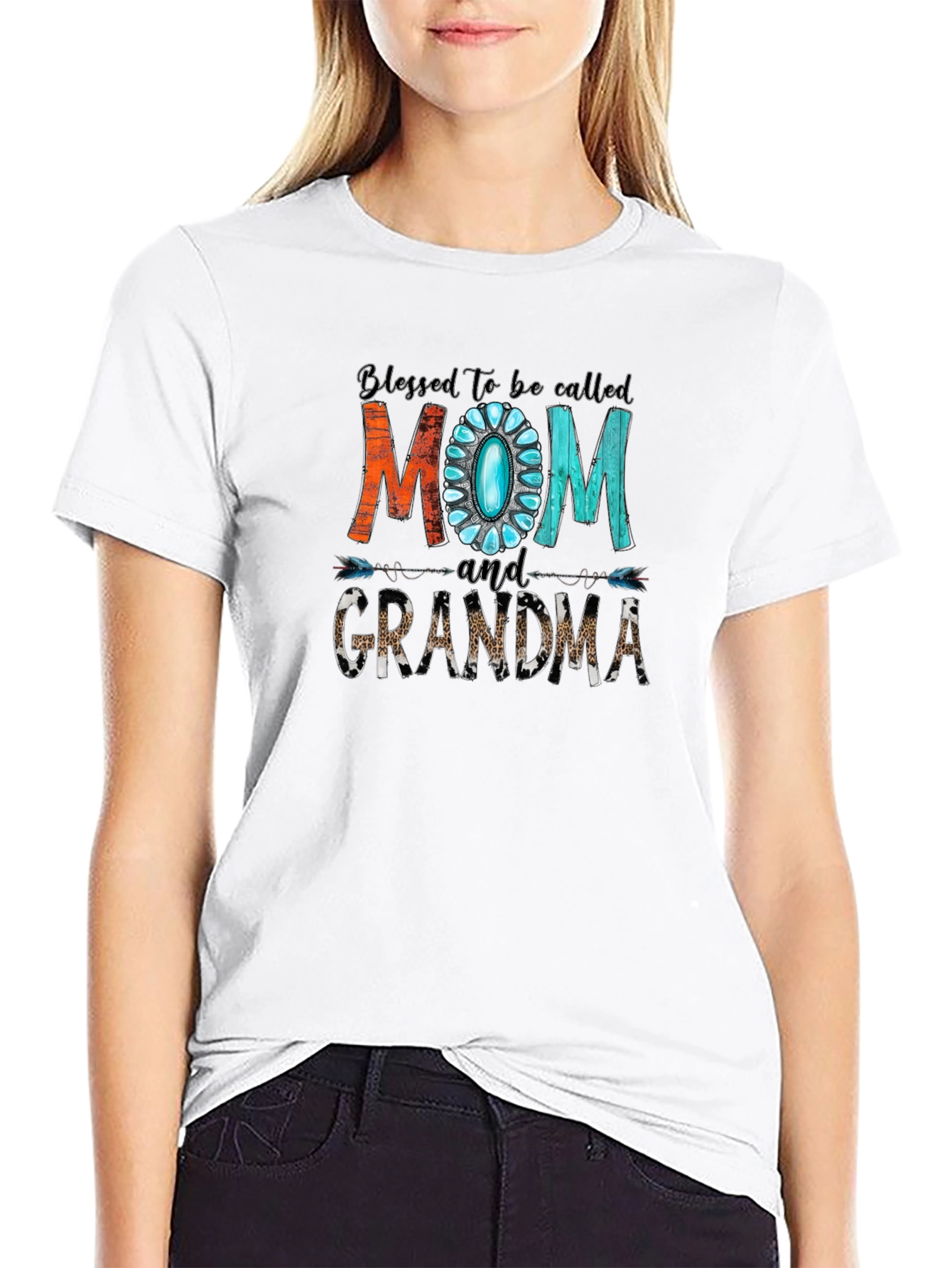 Blessed Mom & Grandma Graphic Tee