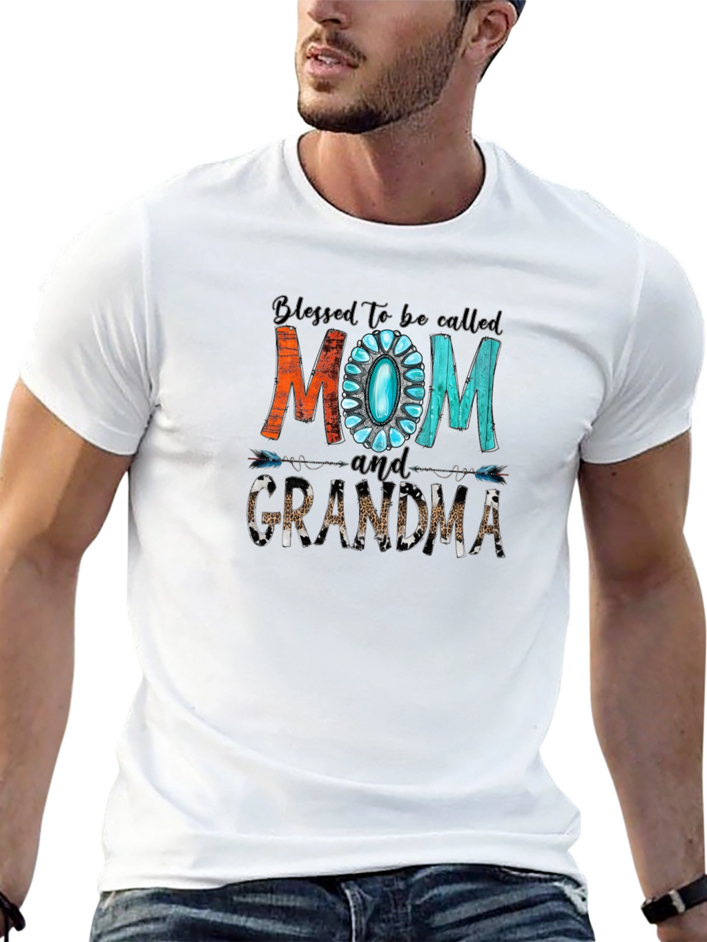 Blessed Mom & Grandma Graphic Tee