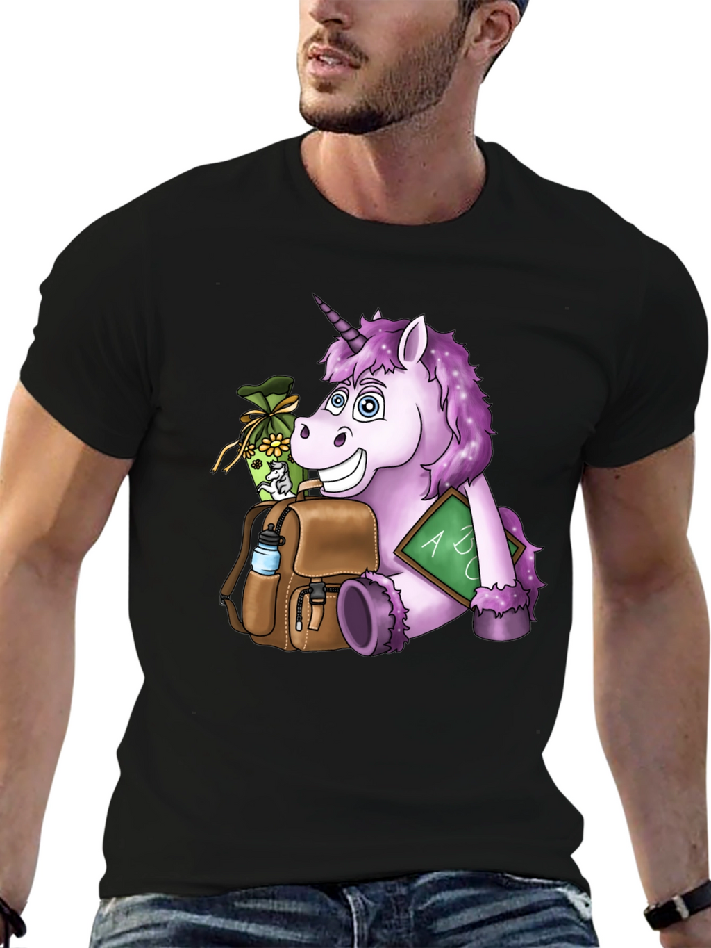 Unicorn Back-to-School Graphic Tee