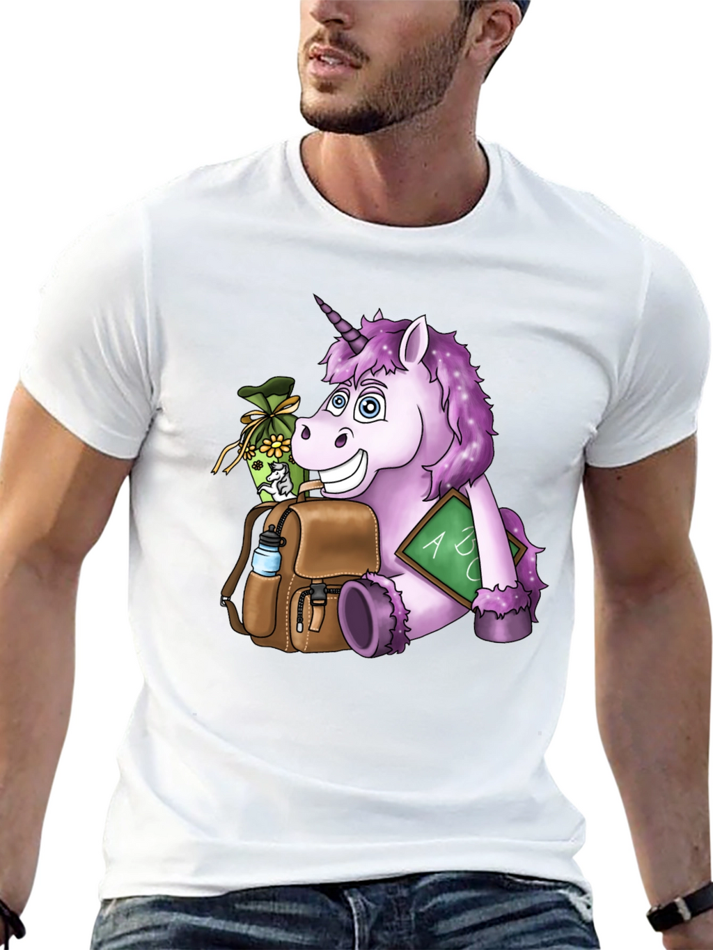 Unicorn Back-to-School Graphic Tee