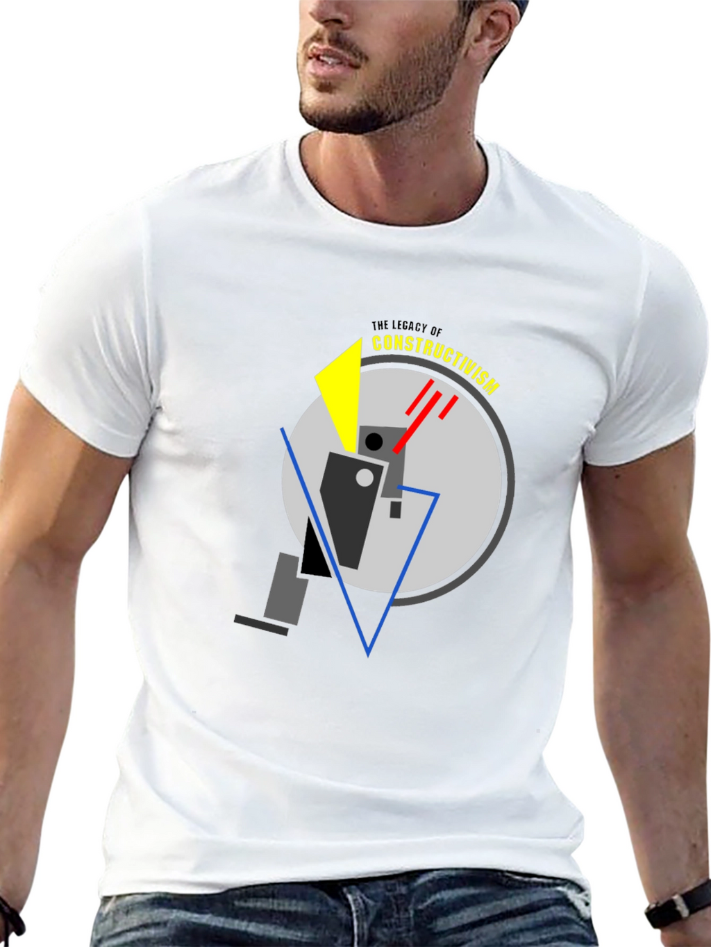 Constructivism Graphic Tee - Modern Art T-Shirt