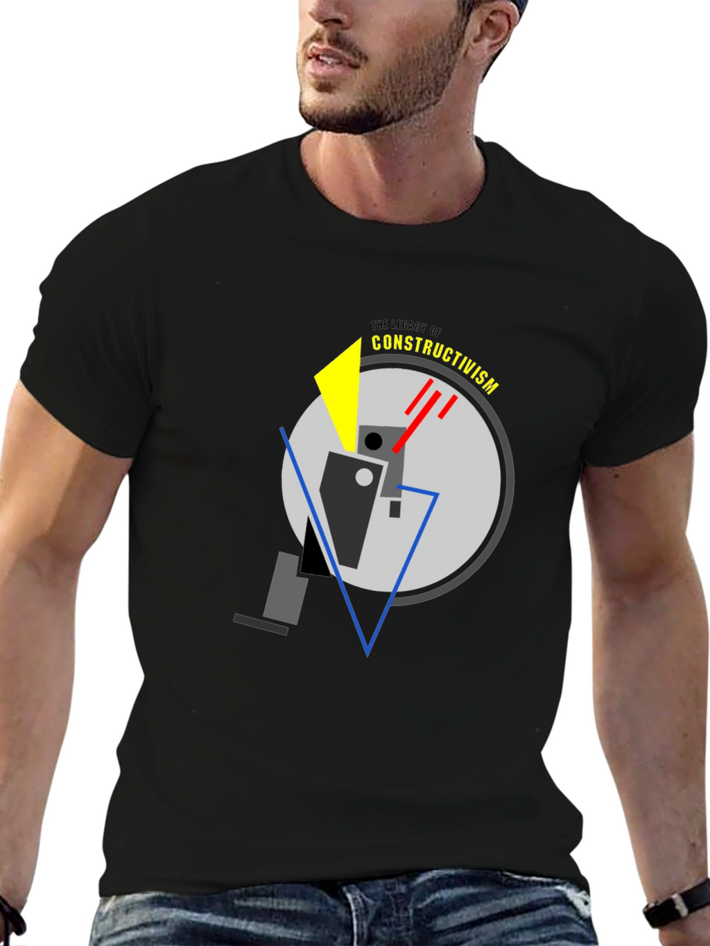 Constructivism Graphic Tee - Modern Art T-Shirt