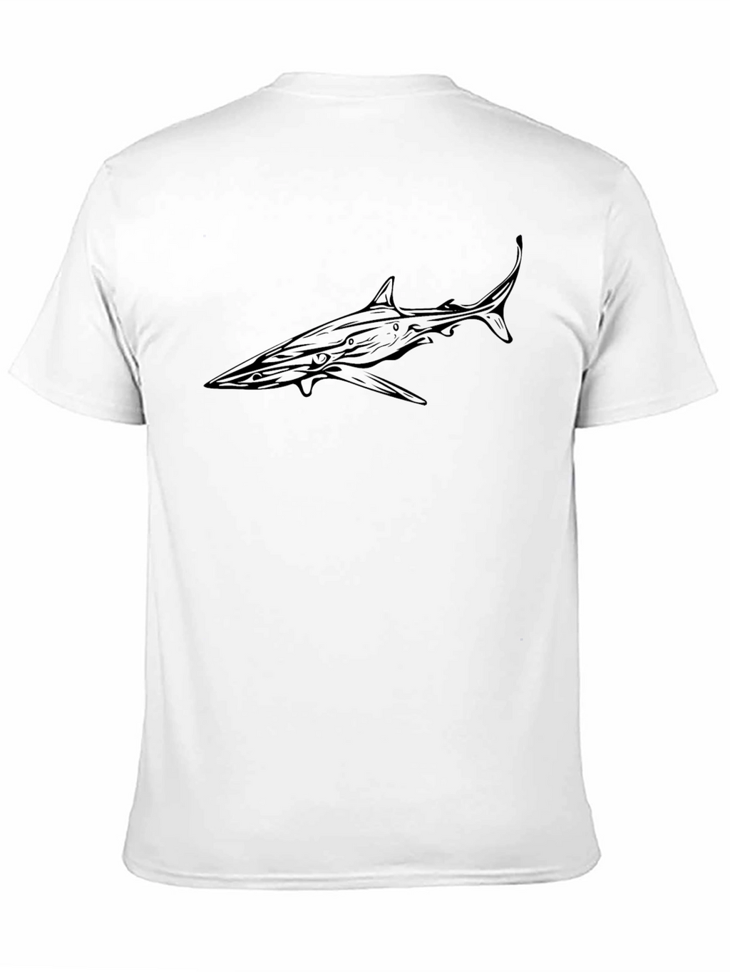 Shark Graphic Black T-Shirt - Ocean Lover Tee