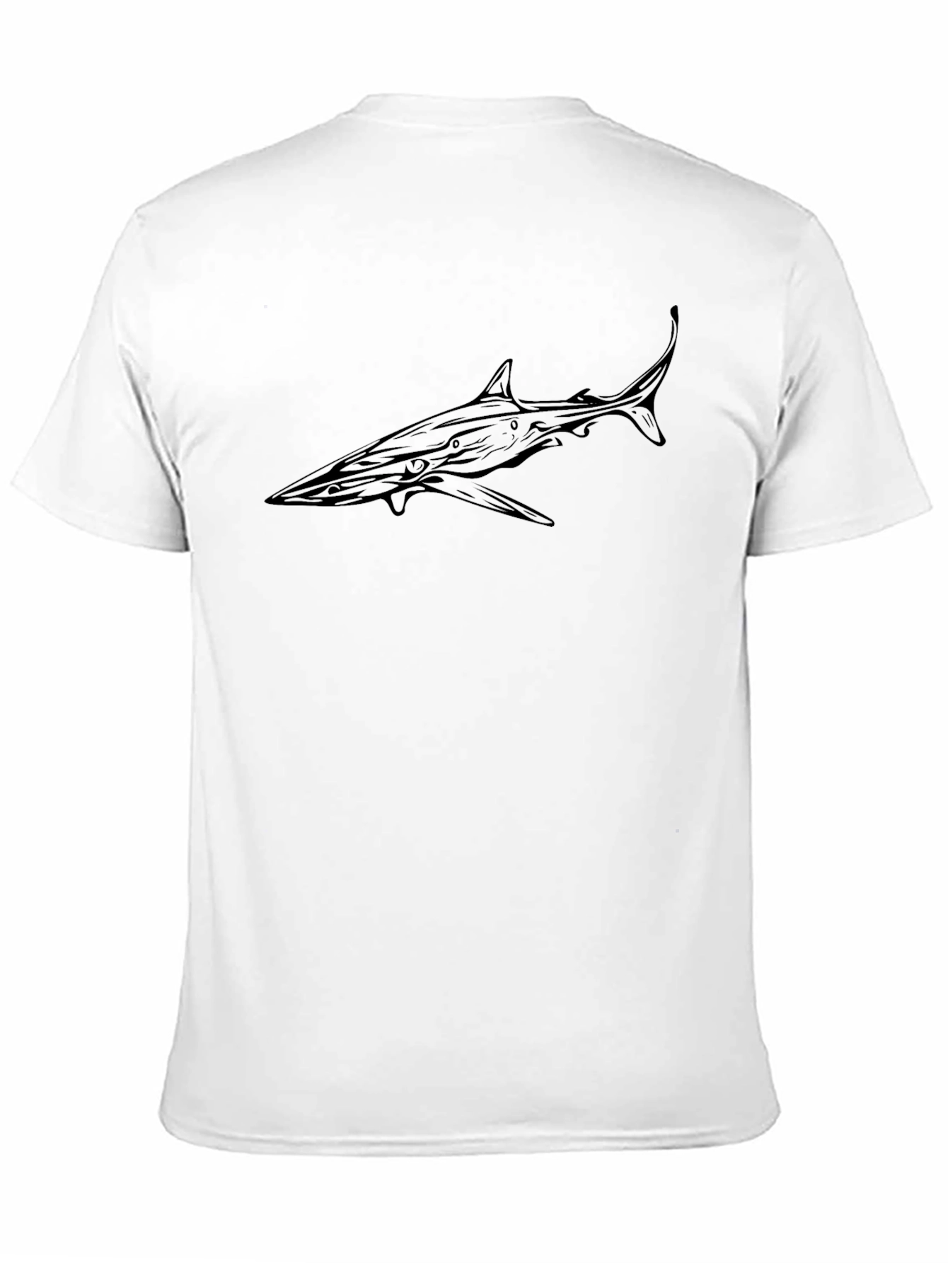 Shark Graphic Black T-Shirt - Ocean Lover Tee