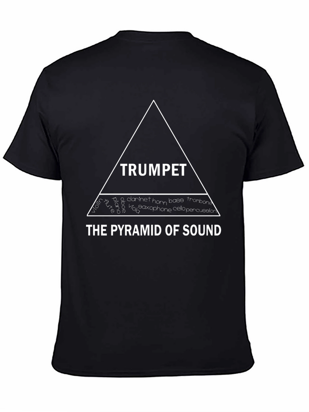 Pyramid of Sound T-Shirt - Music Instrument Tee