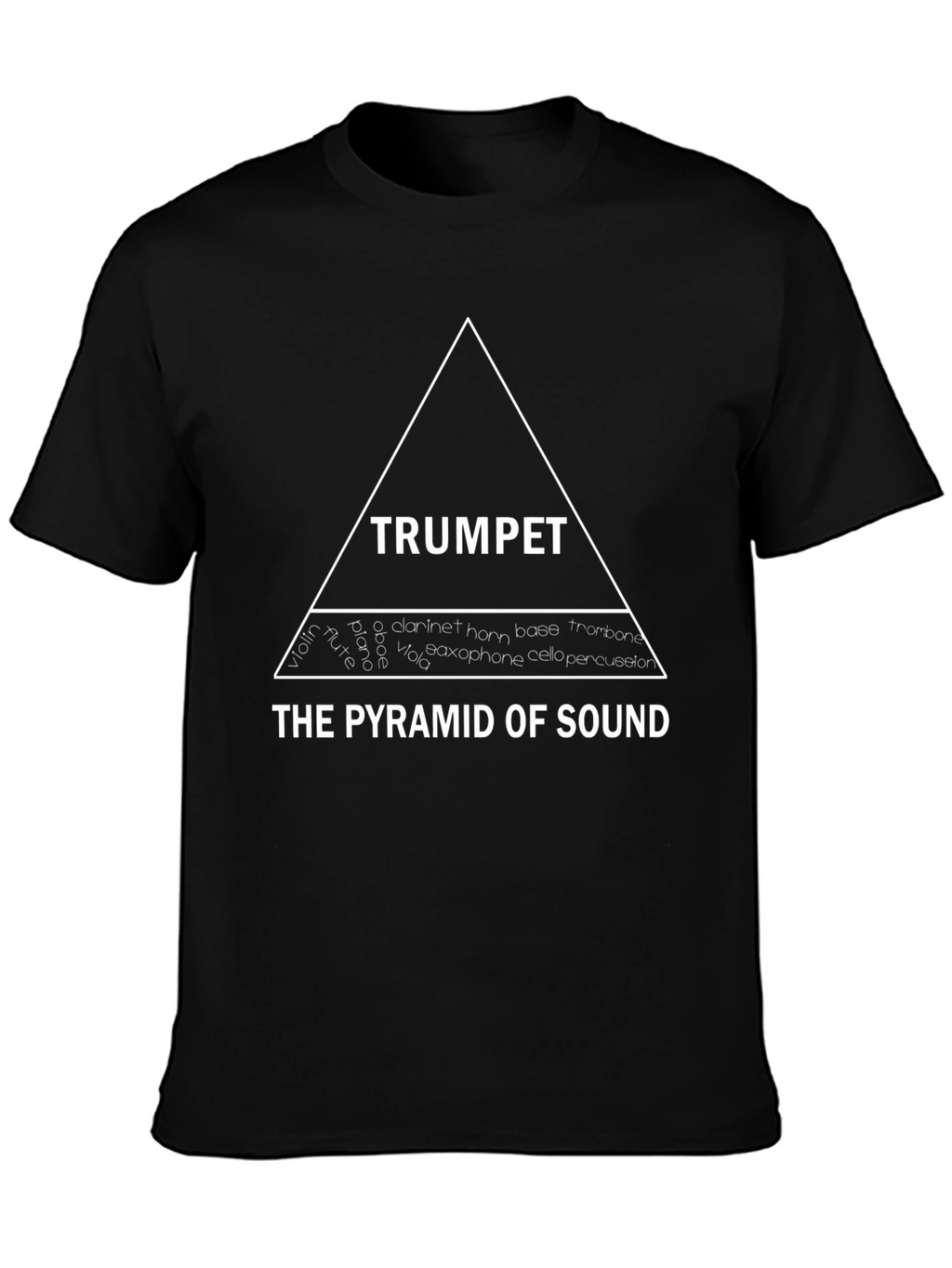 Pyramid of Sound T-Shirt - Music Instrument Tee