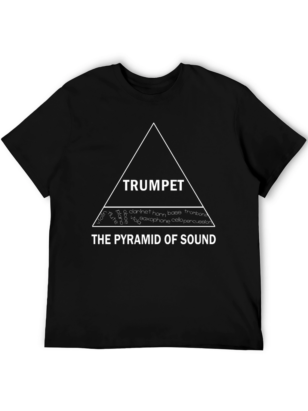Pyramid of Sound T-Shirt - Music Instrument Tee