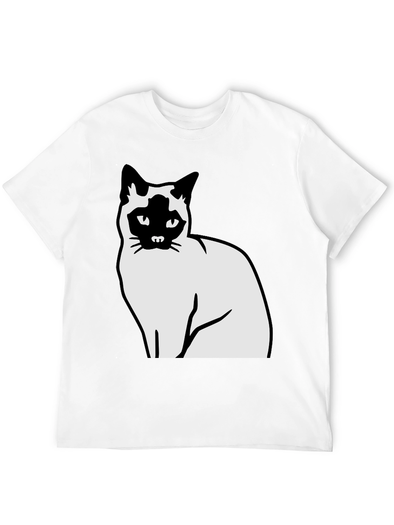 Siamese Cat Graphic T-Shirt