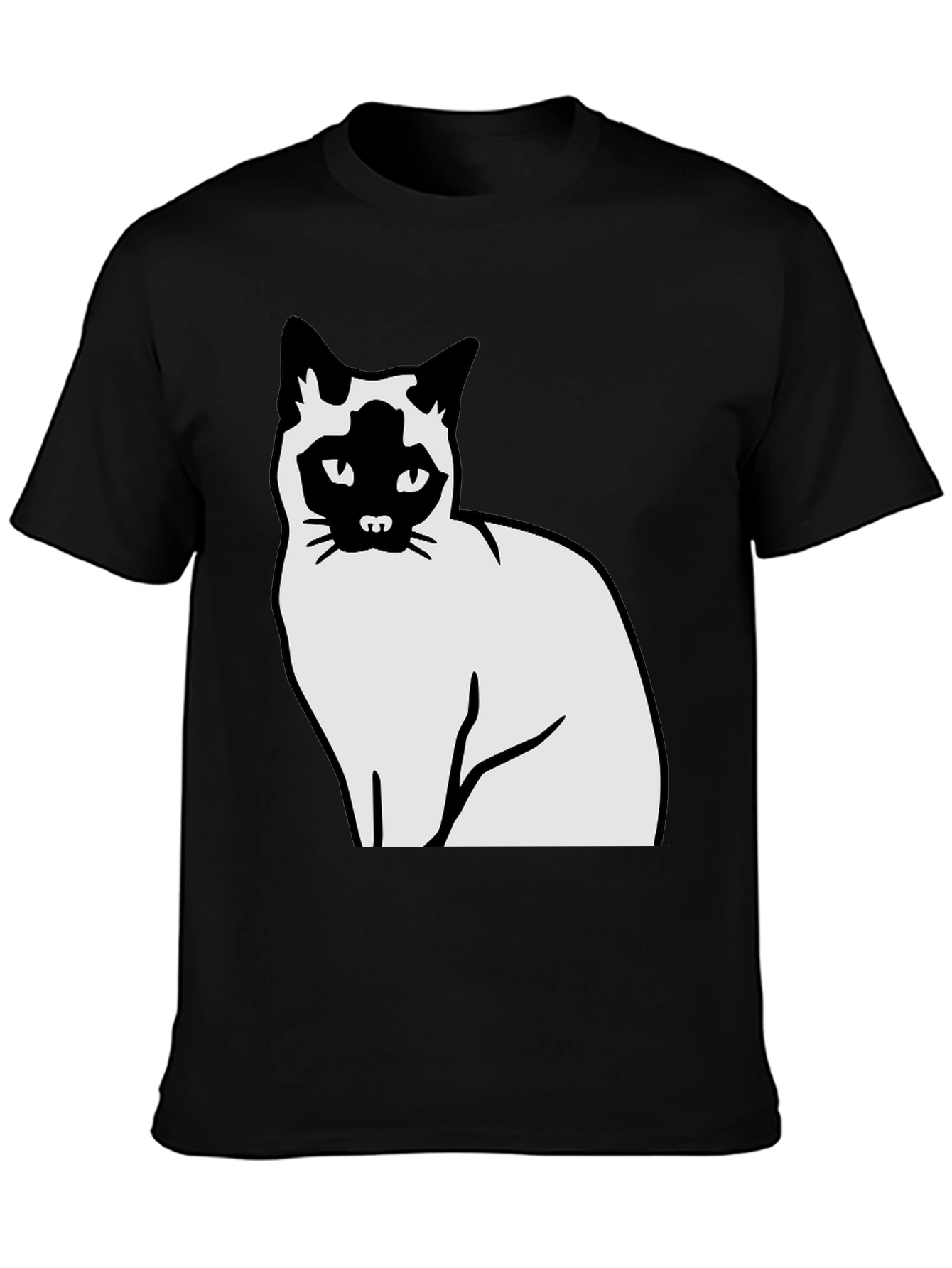 Siamese Cat Graphic T-Shirt