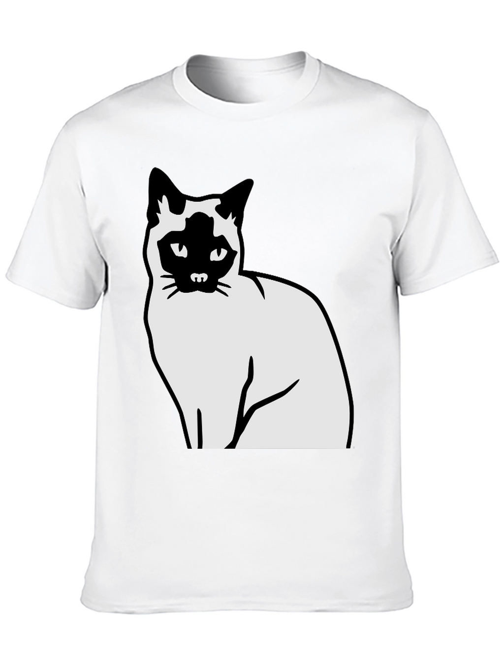 Siamese Cat Graphic T-Shirt