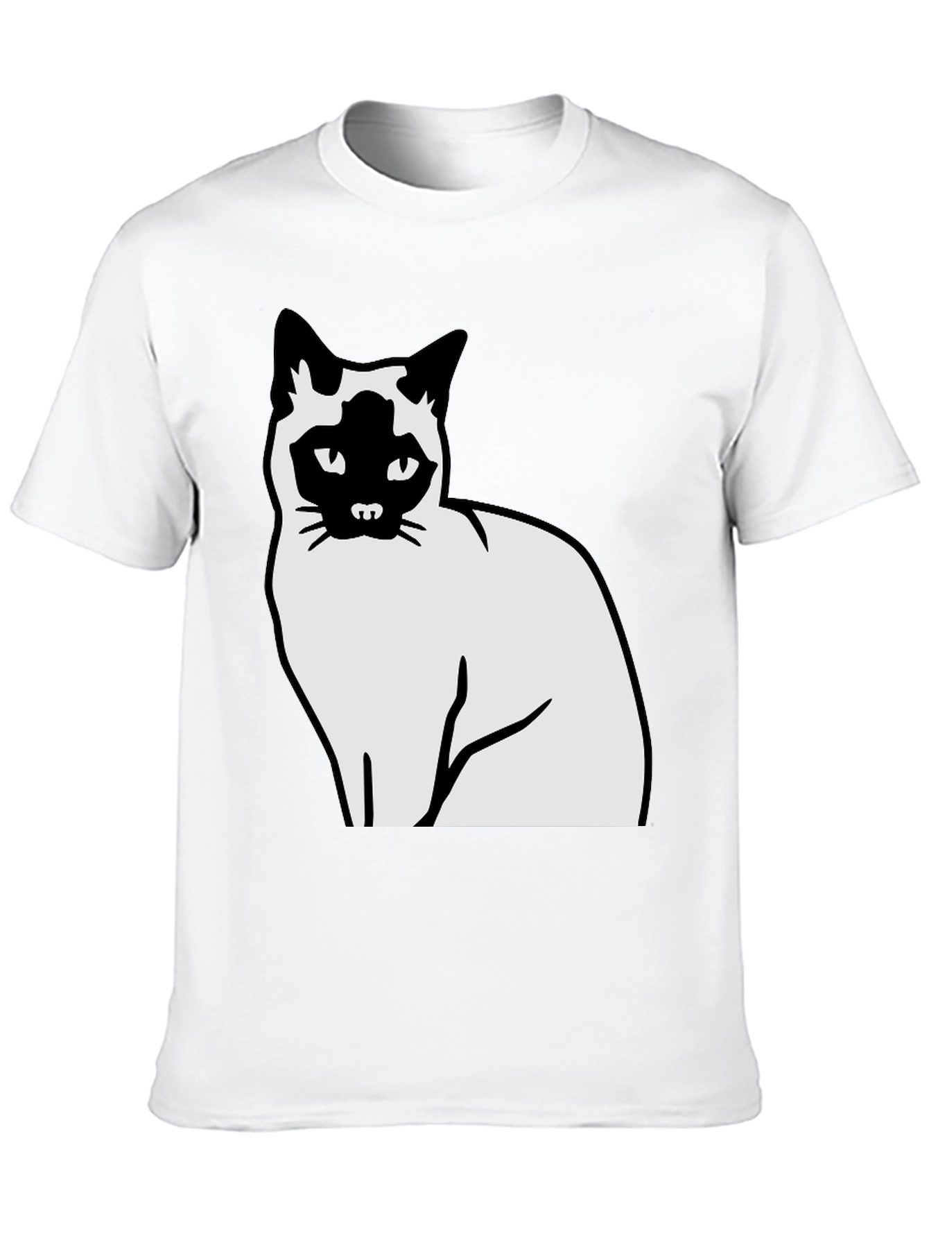 Siamese Cat Graphic T-Shirt