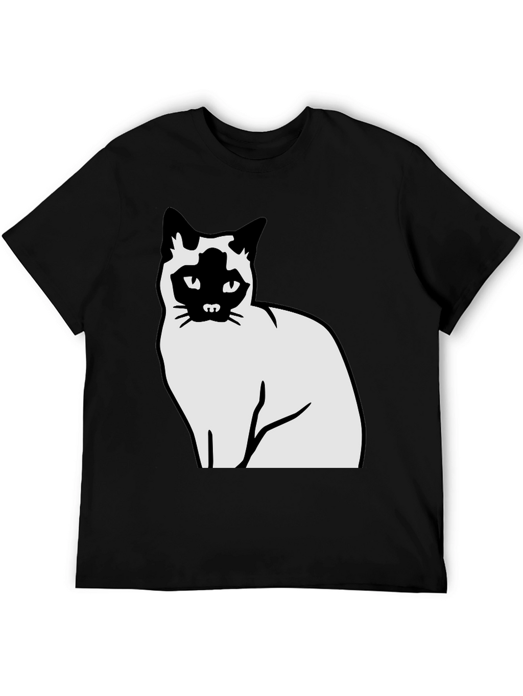 Siamese Cat Graphic T-Shirt