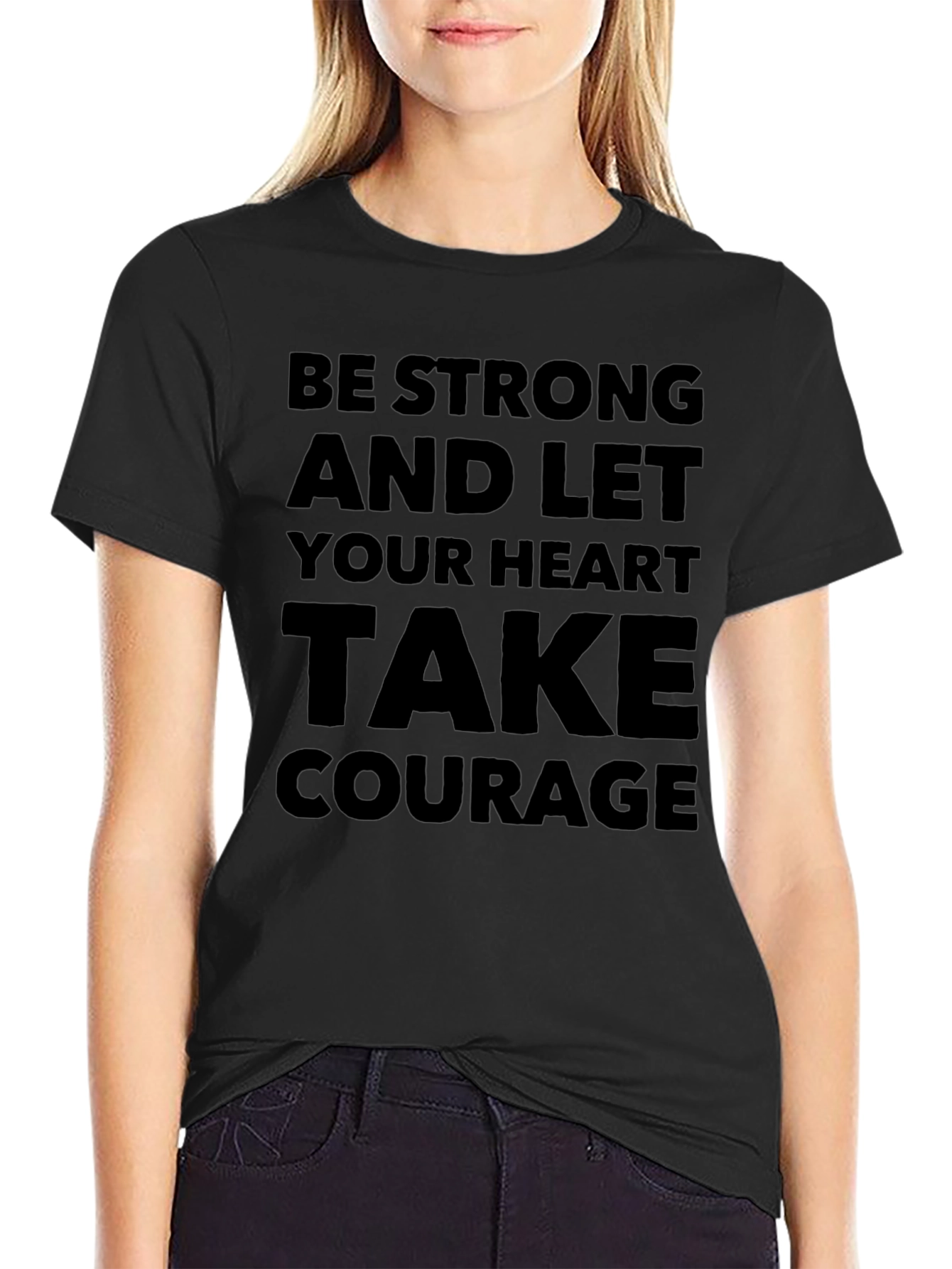 Be Strong Graphic T-Shirt - Inspirational Tee