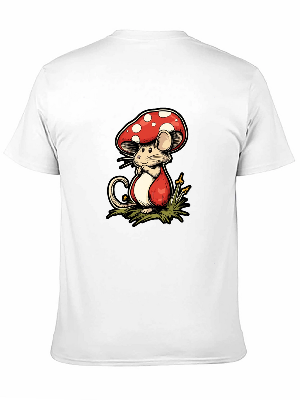 Mushroom Mouse Graphic Tee - Unique Design