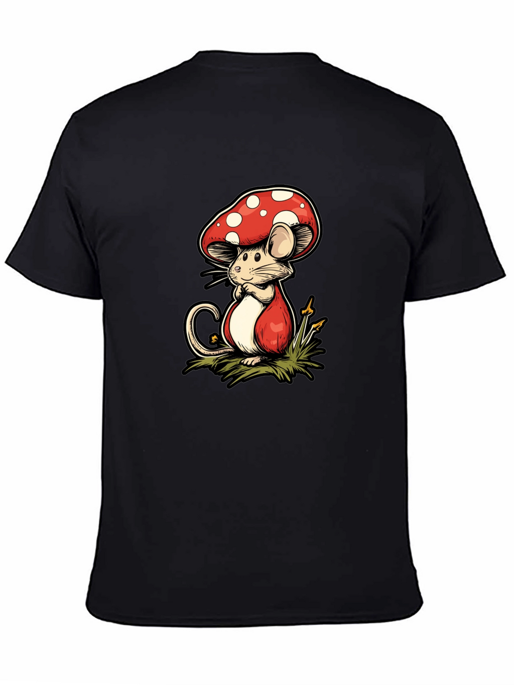 Mushroom Mouse Graphic Tee - Unique Design