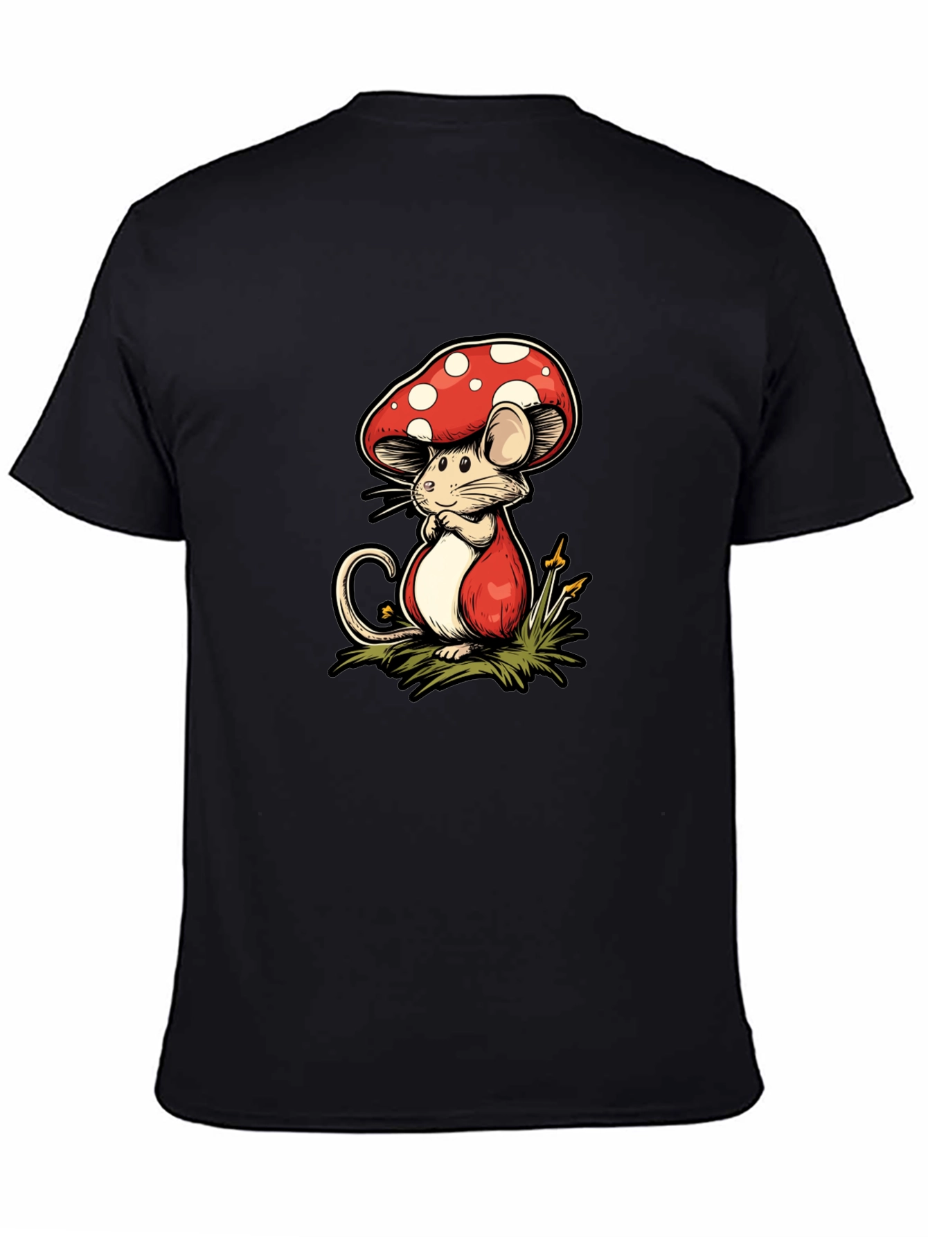 Mushroom Mouse Graphic Tee - Unique Design