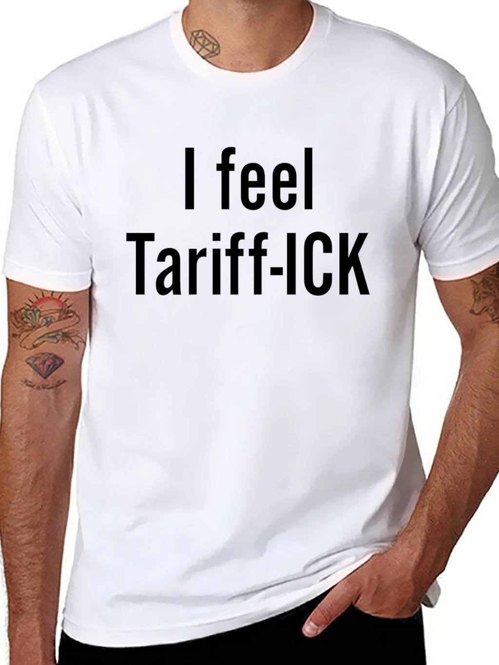 Tariff-ICK Funny Black T-Shirt