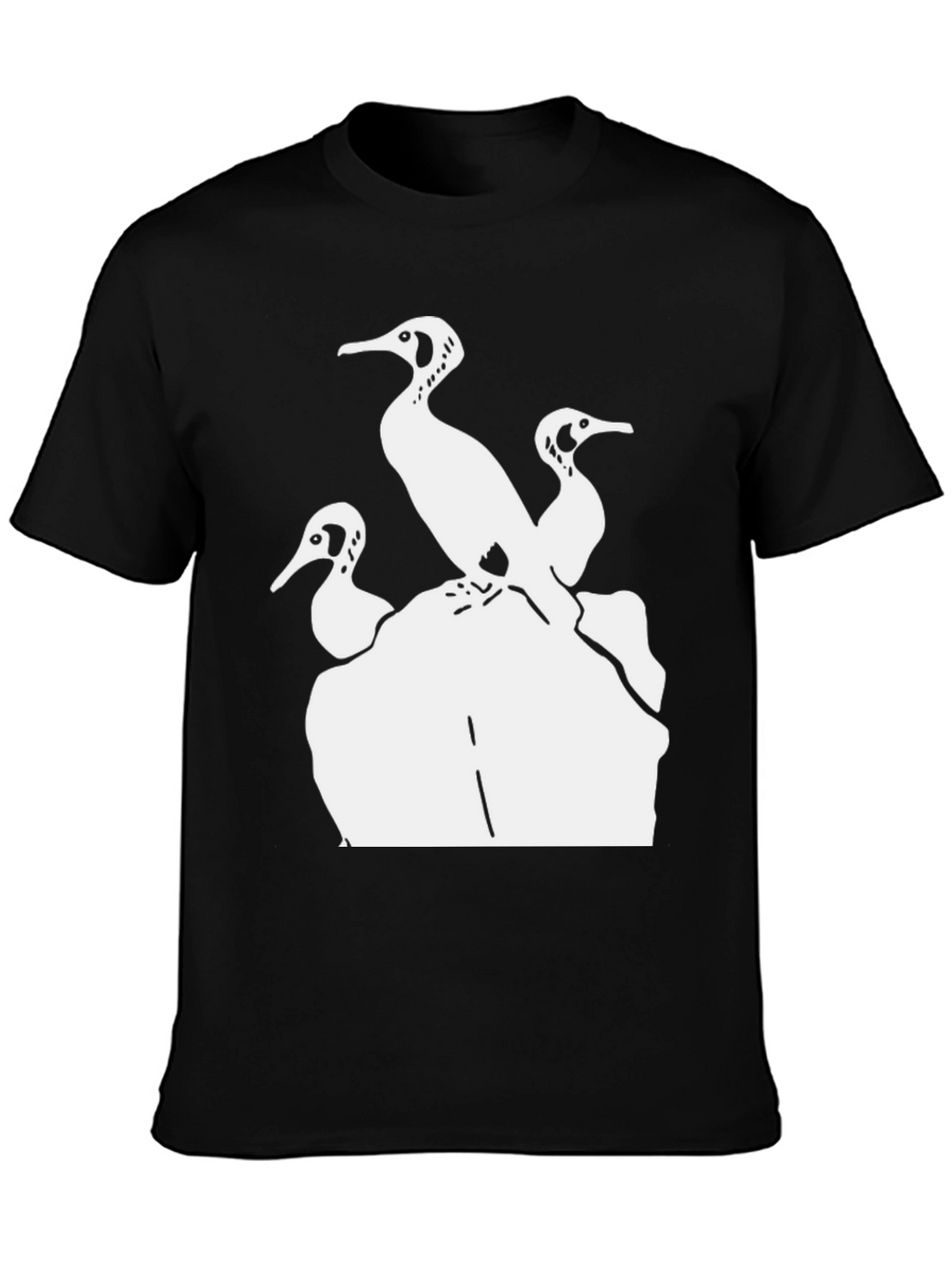 Cormorant Silhouette T-Shirt - Black