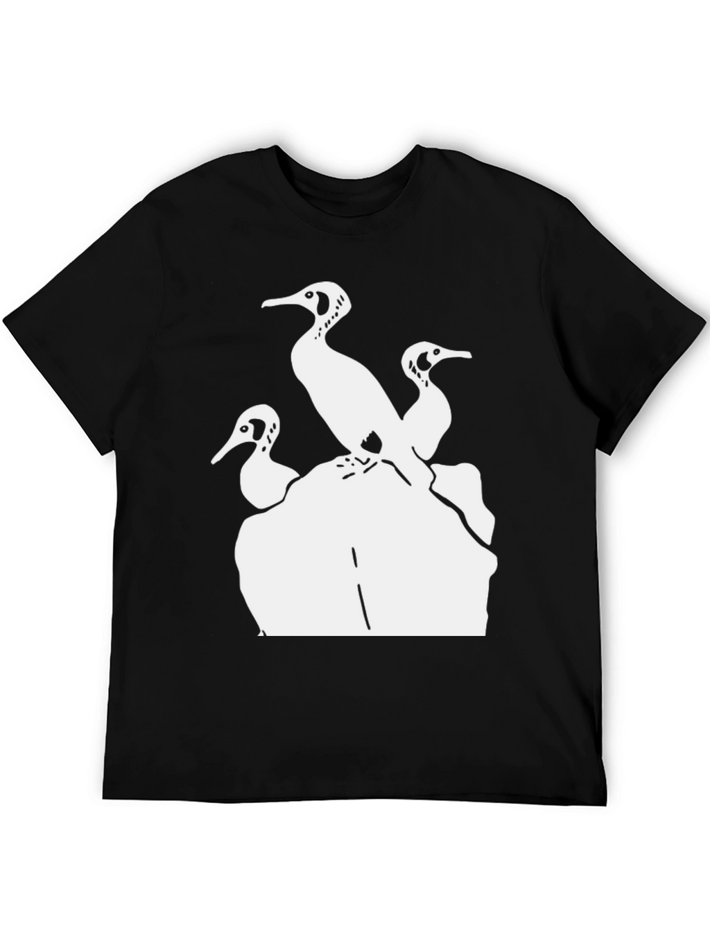 Cormorant Silhouette T-Shirt - Black