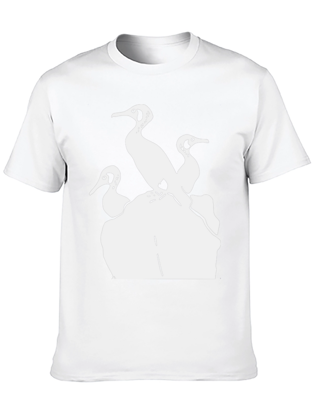 Cormorant Silhouette T-Shirt - Black