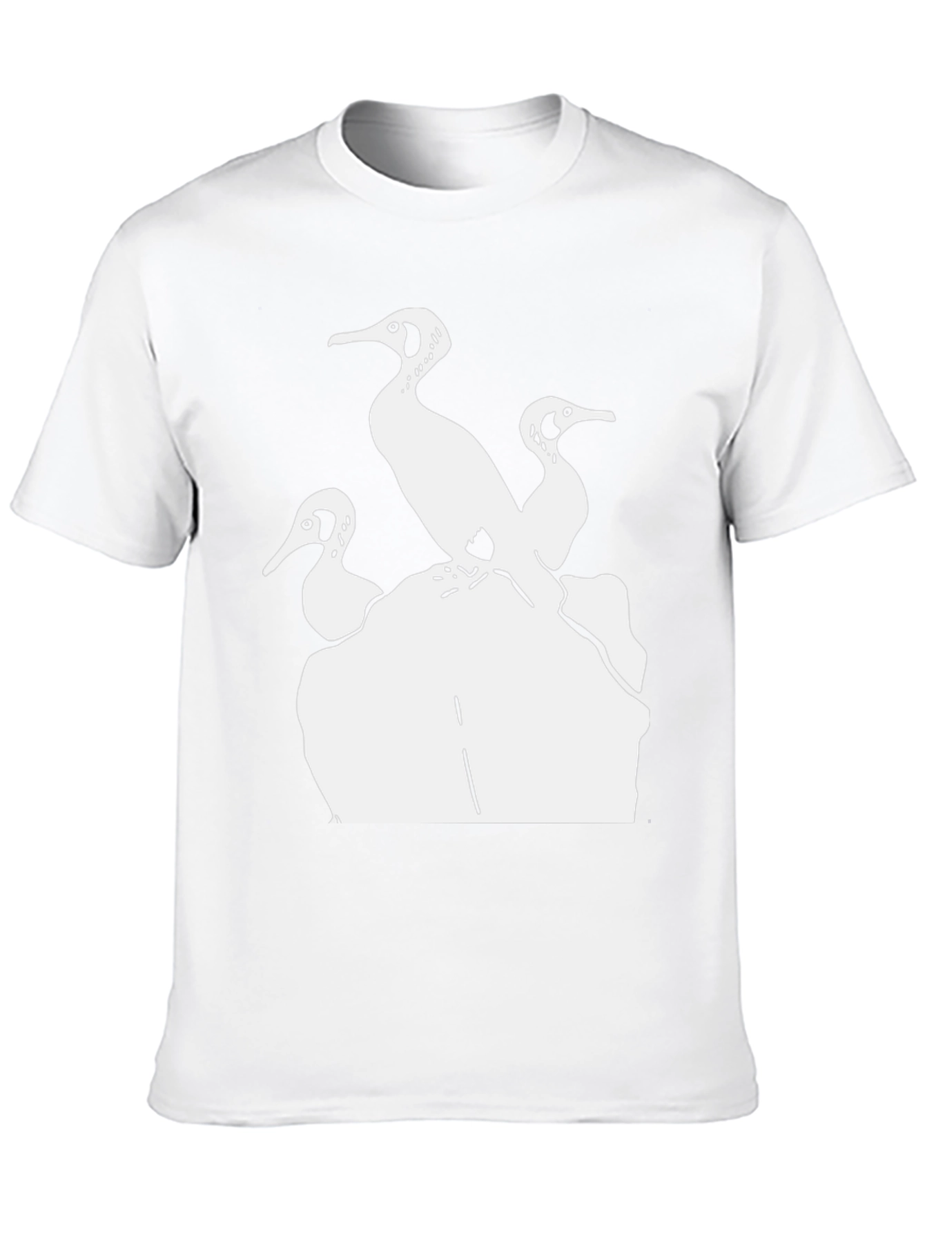 Cormorant Silhouette T-Shirt - Black