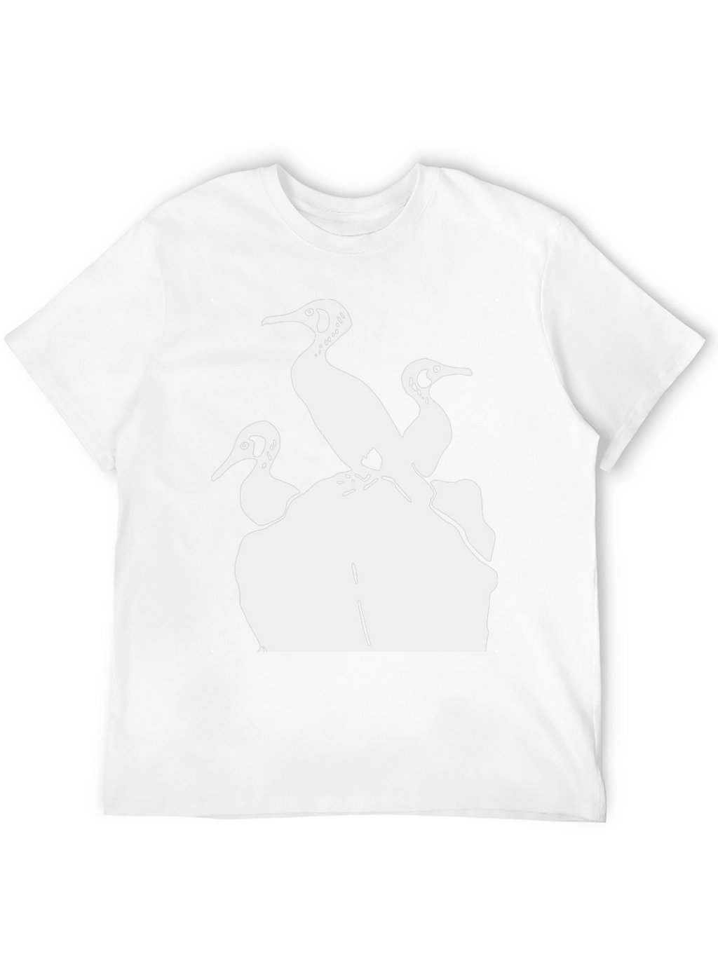 Cormorant Silhouette T-Shirt - Black