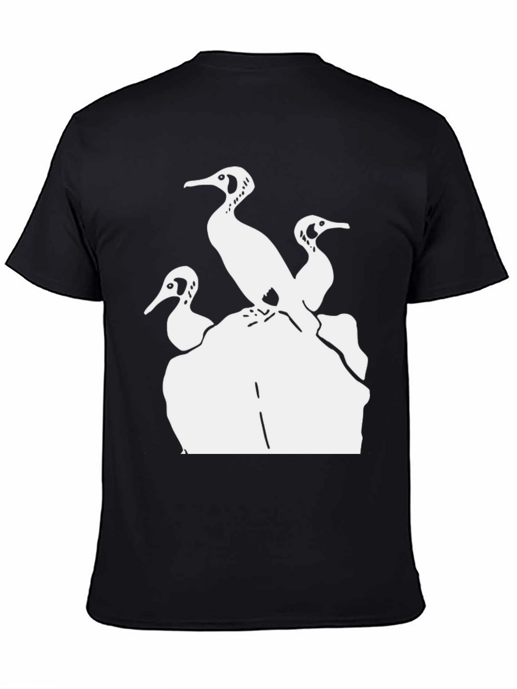 Cormorant Silhouette T-Shirt - Black