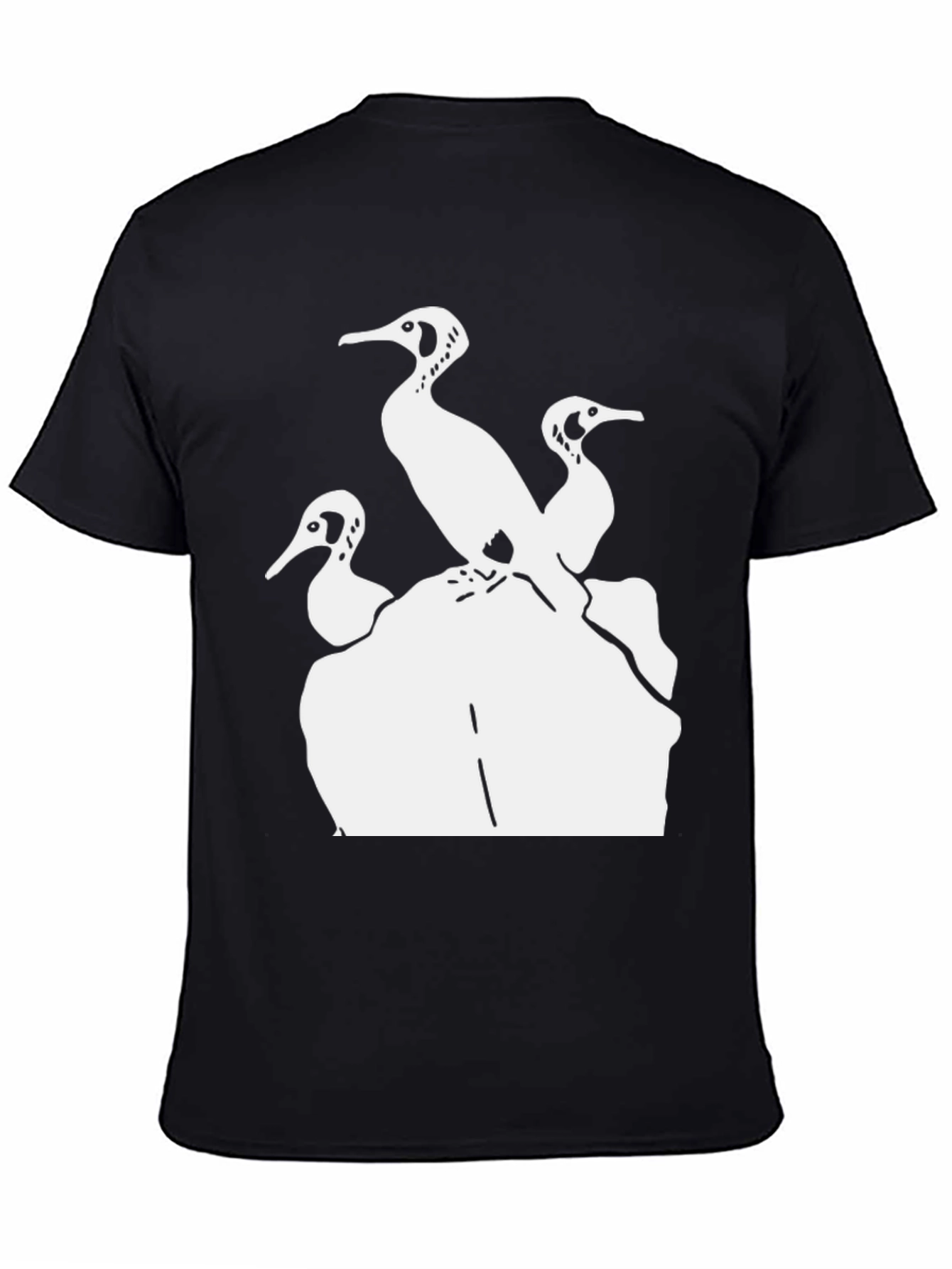 Cormorant Silhouette T-Shirt - Black
